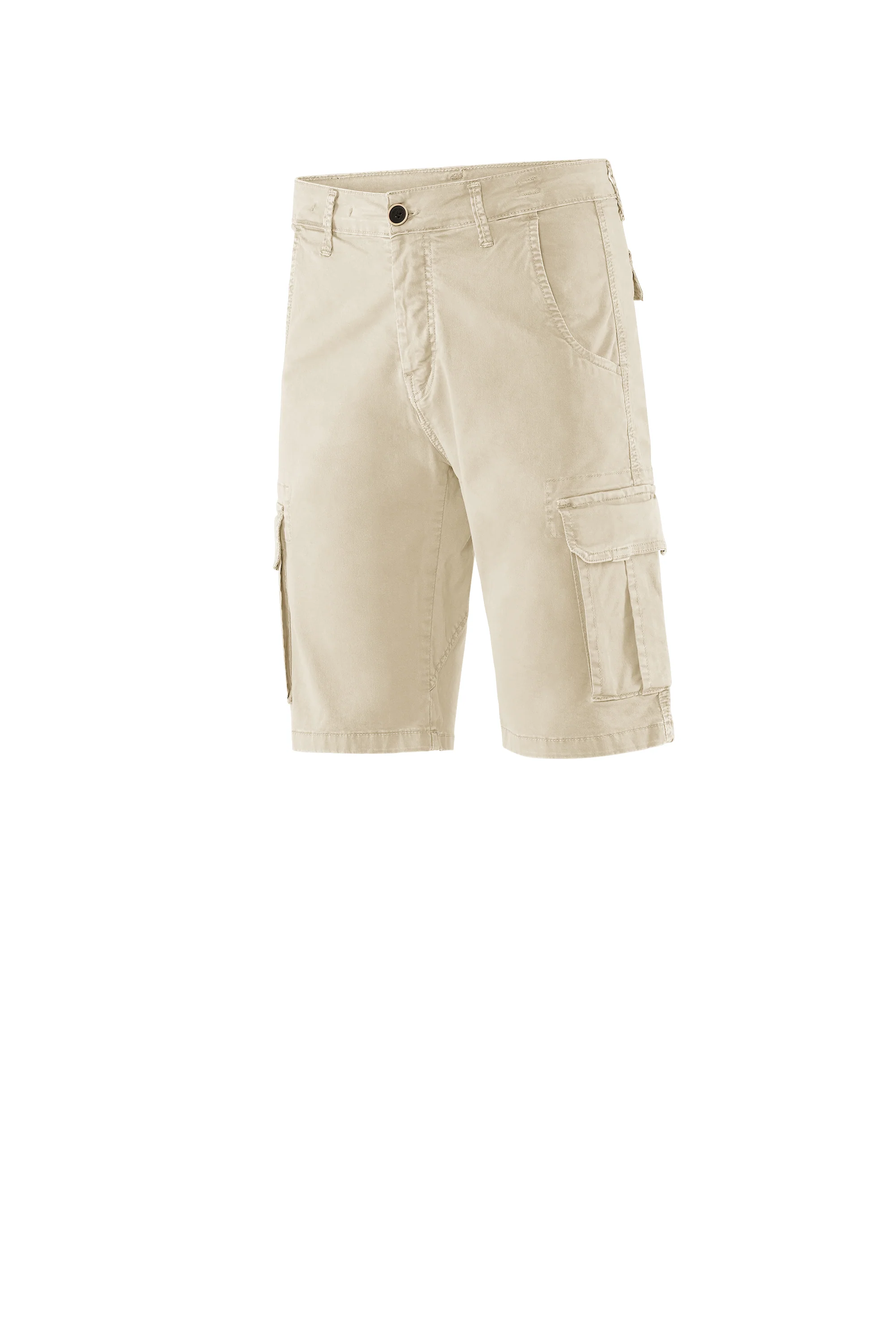 Bermuda con tasche cargo in gabardina di cotone - Image 22