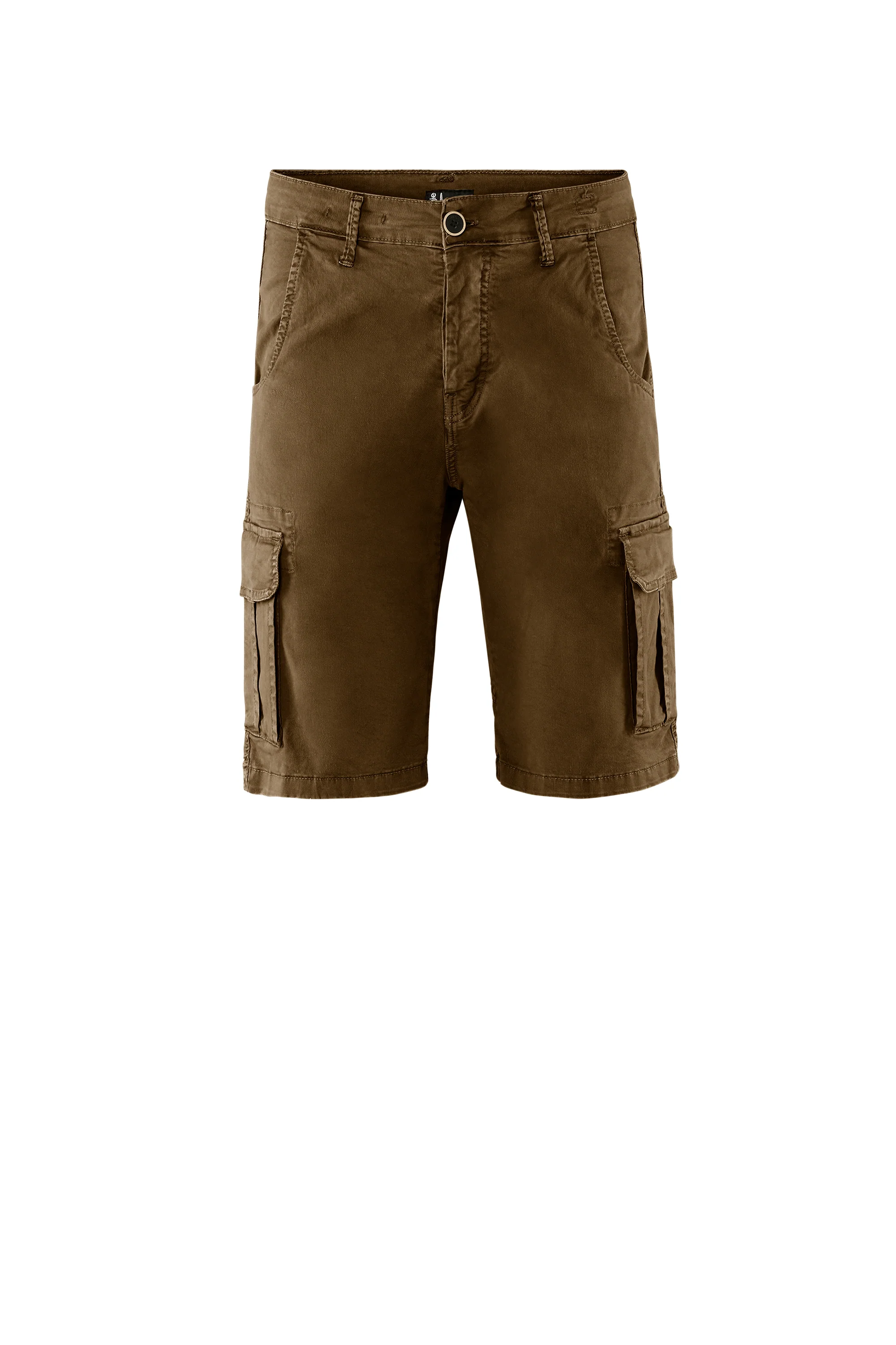 Bermuda con tasche cargo in gabardina di cotone - Image 31