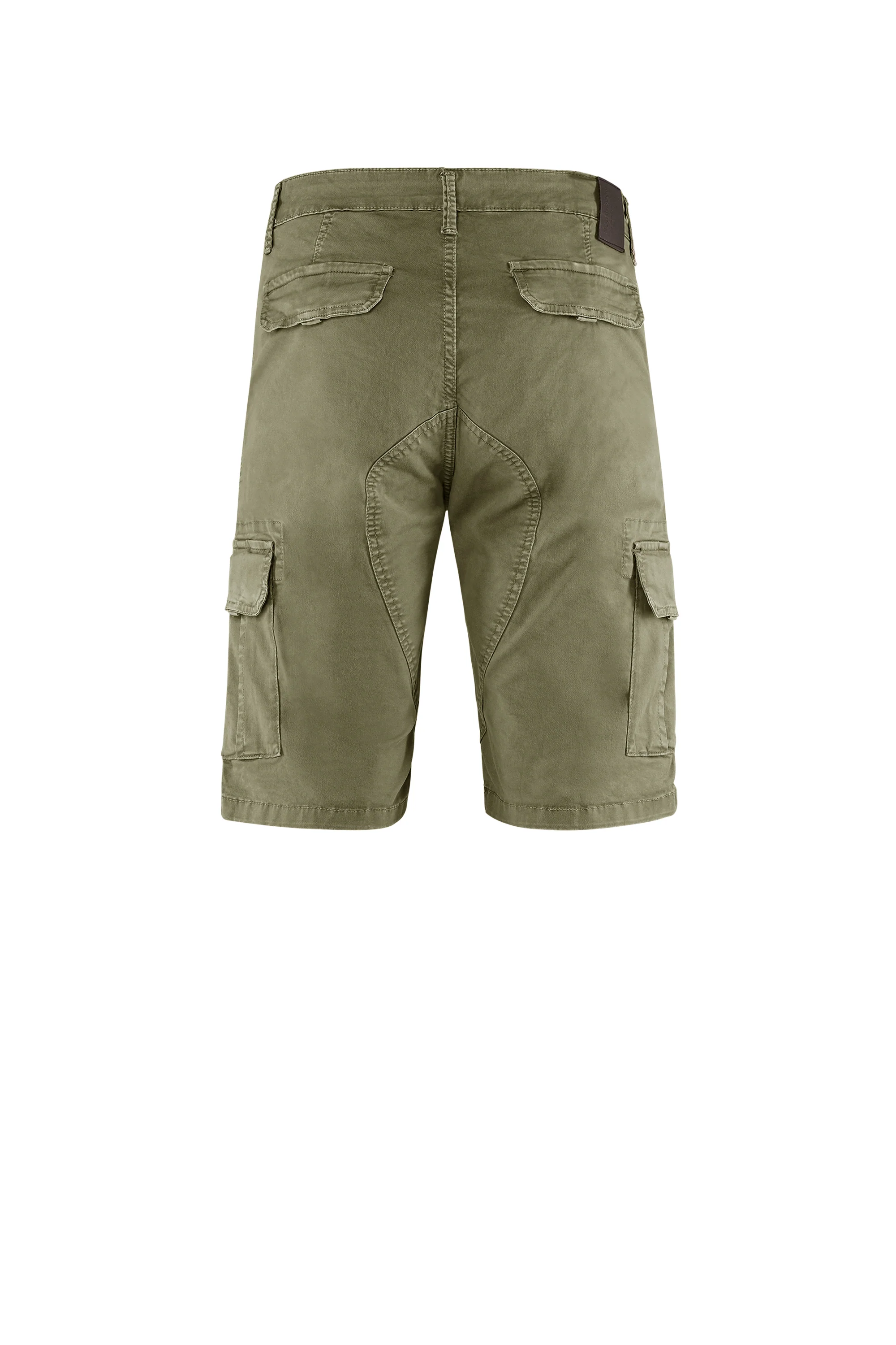 Bermuda con tasche cargo in gabardina di cotone - Image 43