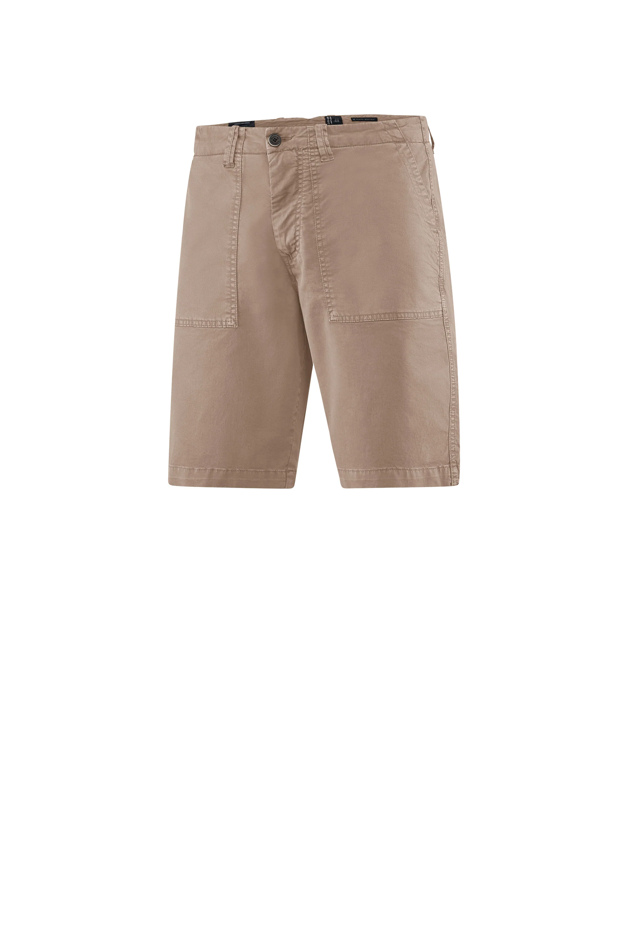 Bermuda con tasche fatigue in gabardina di cotone - Image 12