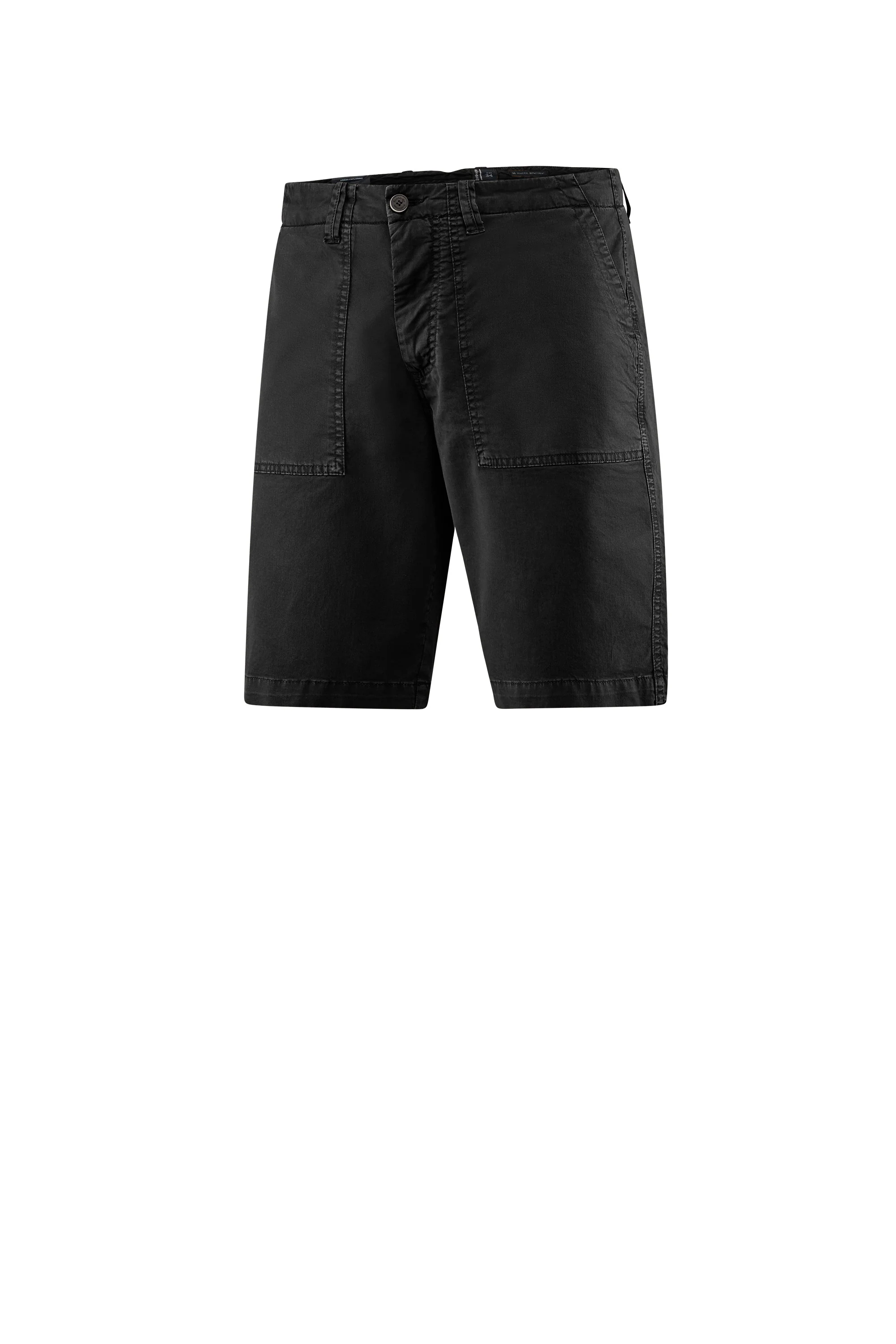 Bermuda con tasche fatigue in gabardina di cotone - Image 2
