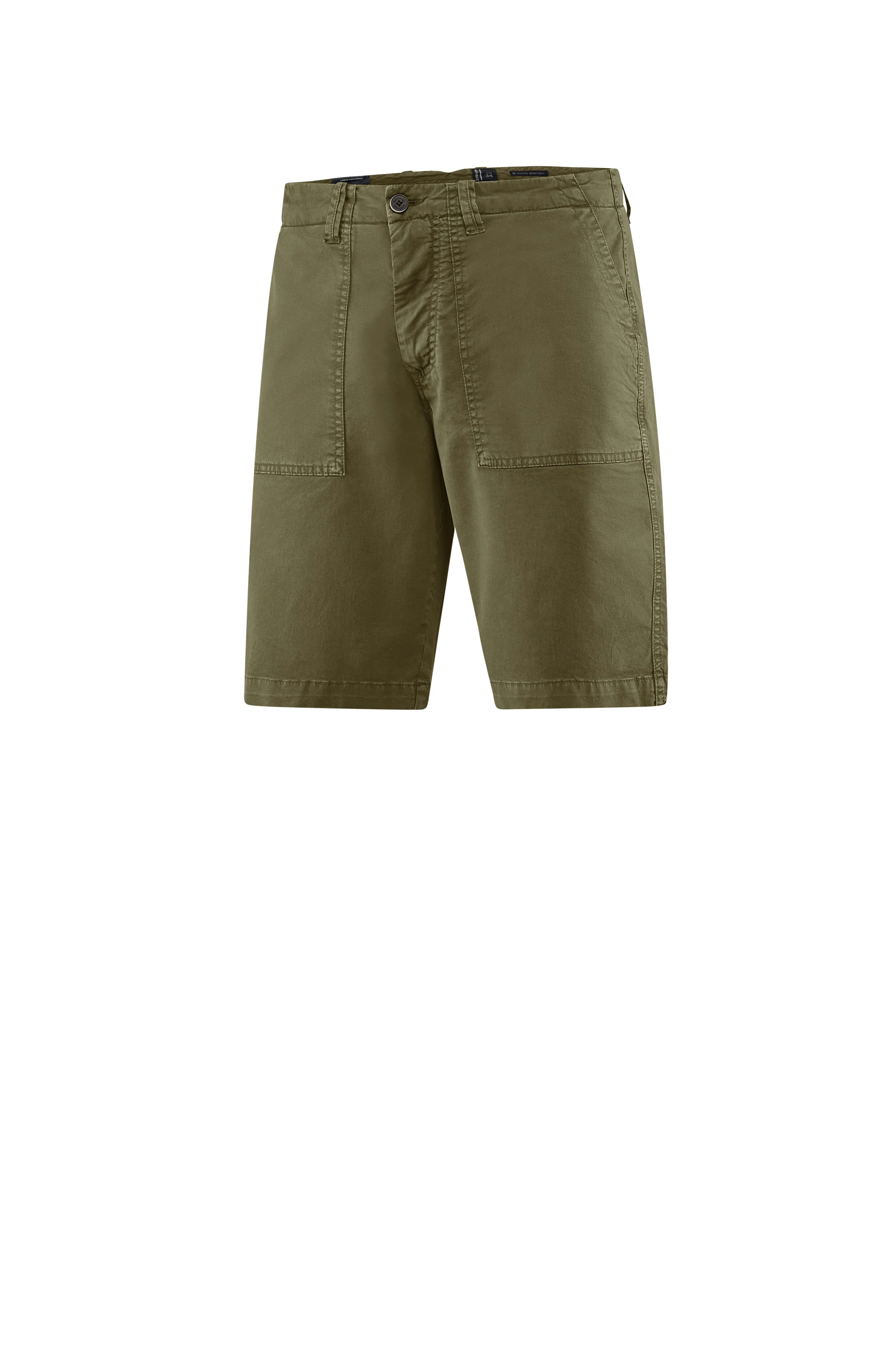 Bermuda con tasche fatigue in gabardina di cotone - Image 22