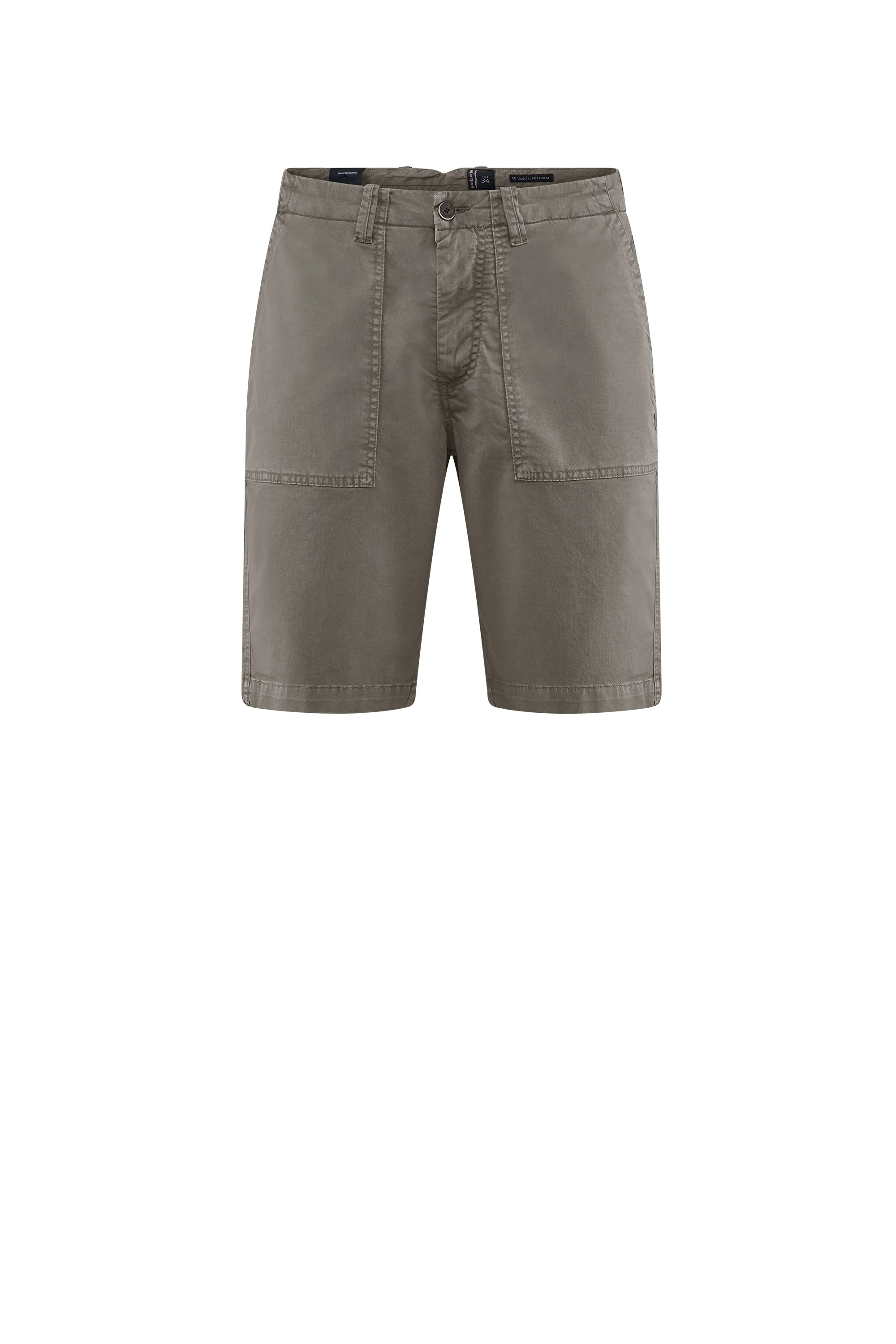 Bermuda con tasche fatigue in gabardina di cotone - Image 26