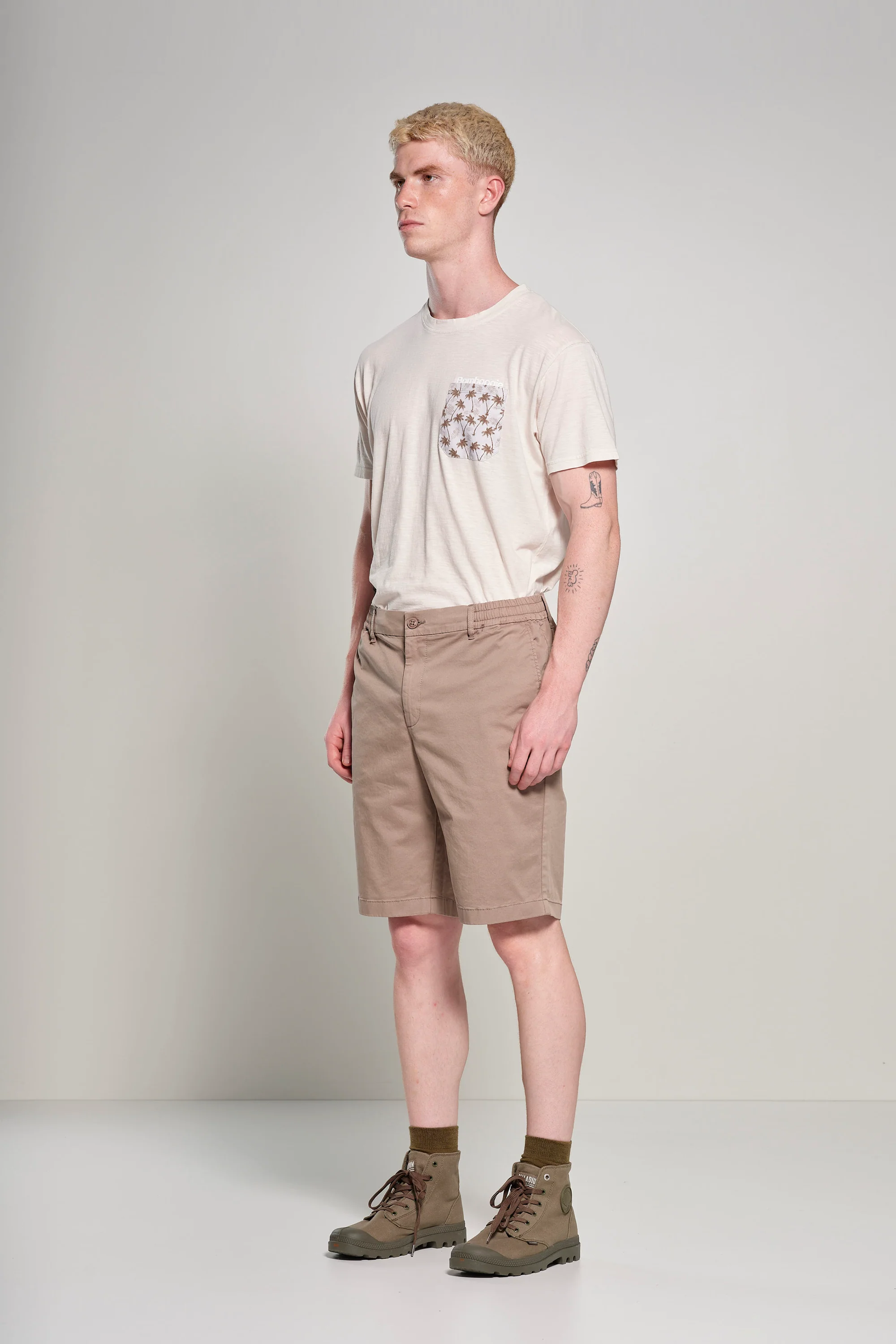 Bermuda jogger in elastico in vita - Image 14