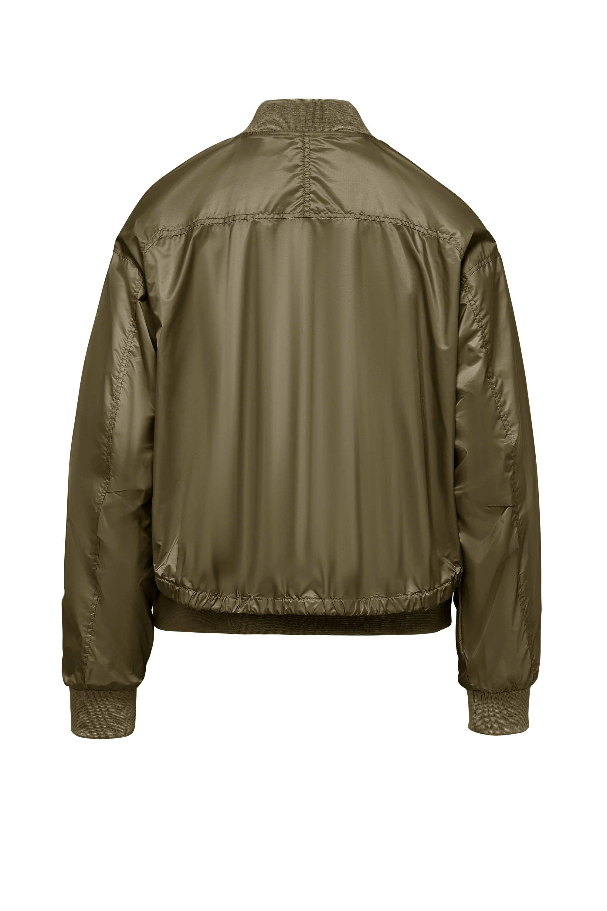 Bomber in Nylon Brillante con Colletto - Image 15