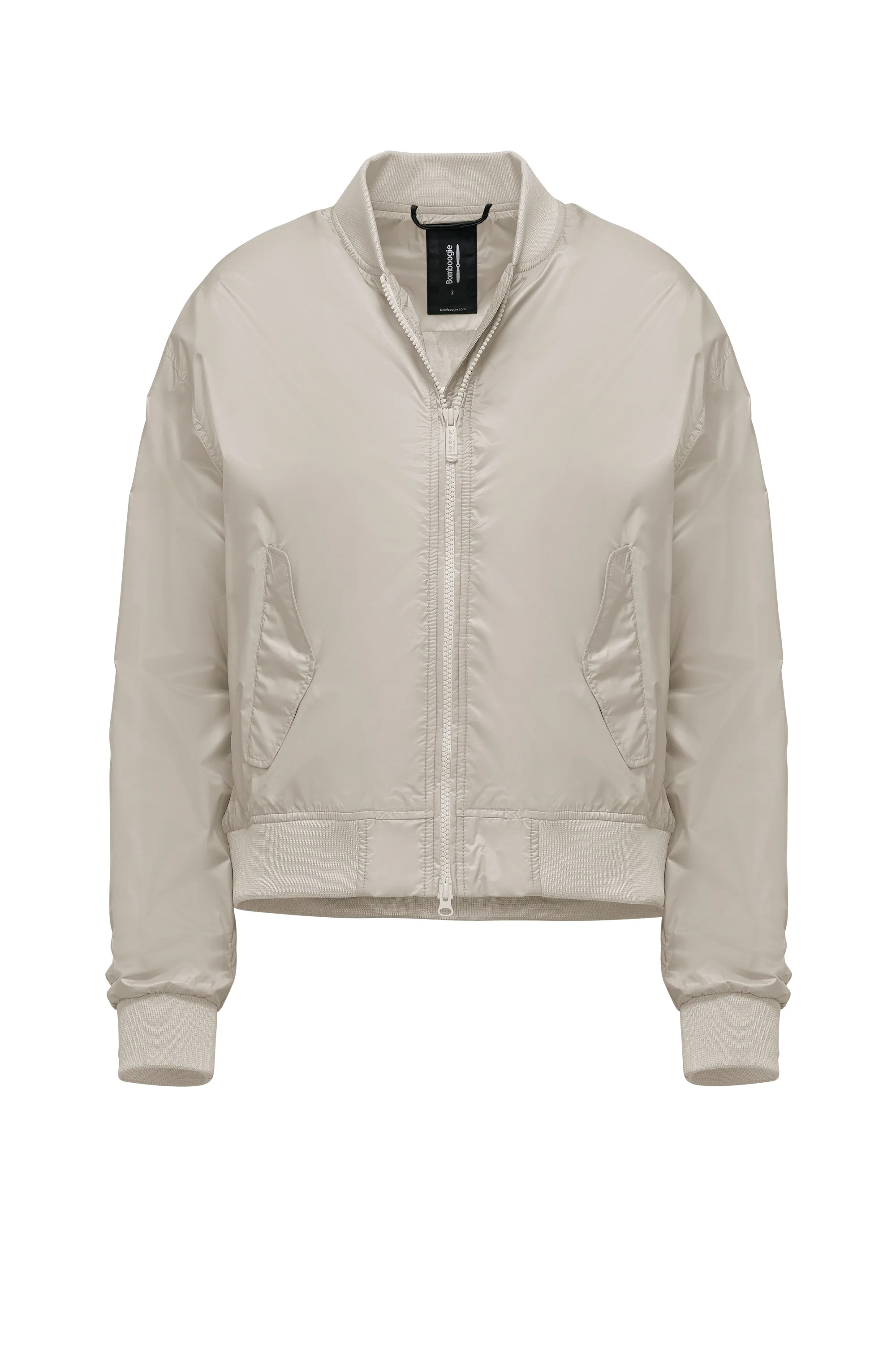 Bomber in Nylon Brillante con Colletto - Image 31