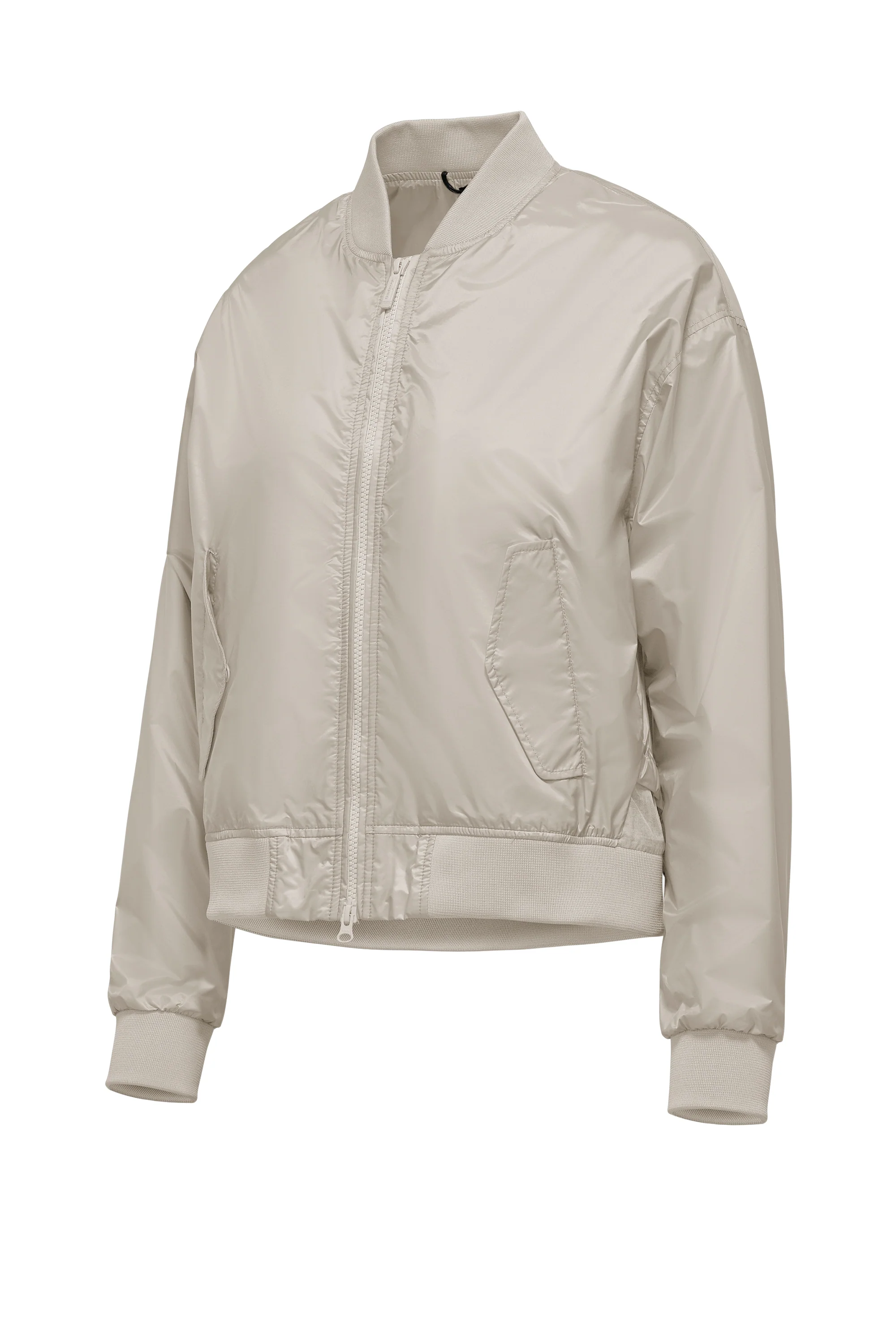 Bomber in Nylon Brillante con Colletto - Image 32