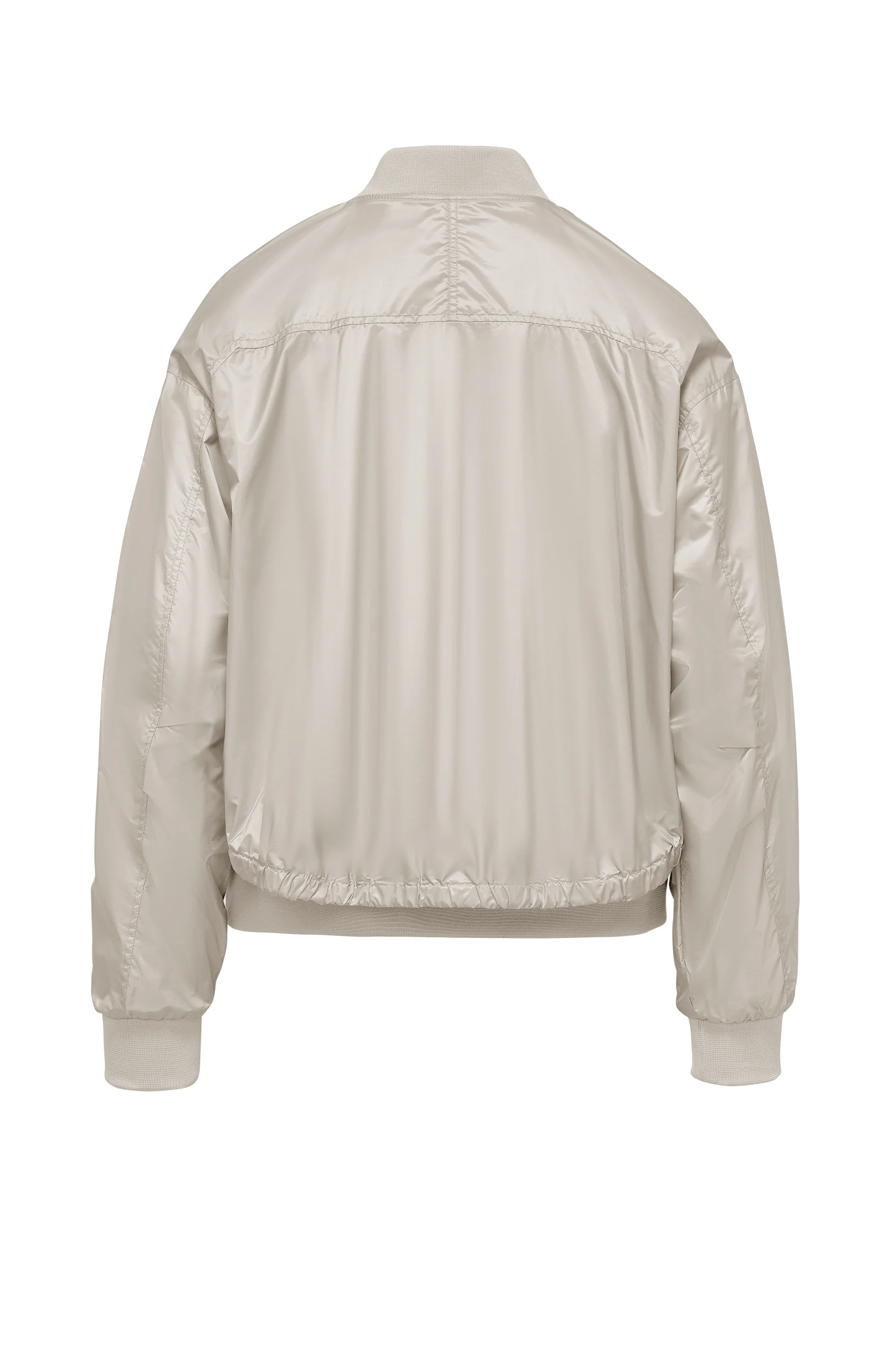 Bomber in Nylon Brillante con Colletto - Image 33