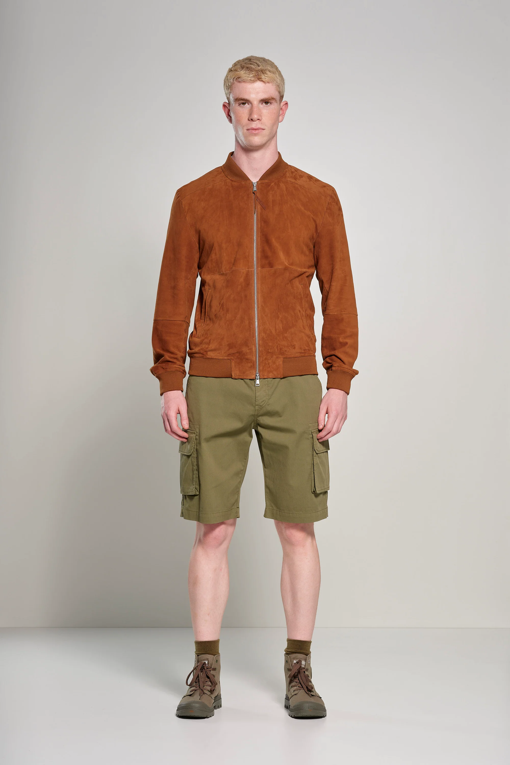 Bomber in Pelle Rahm - Image 12