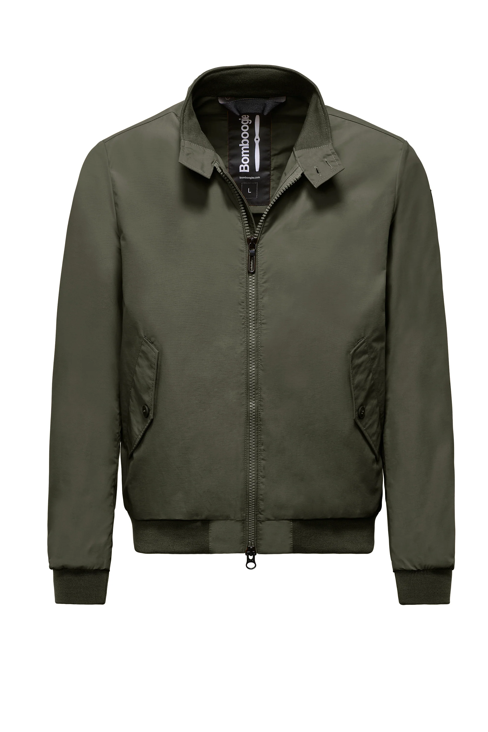 Bomber Sfoderato con Collo Alto - Image 13