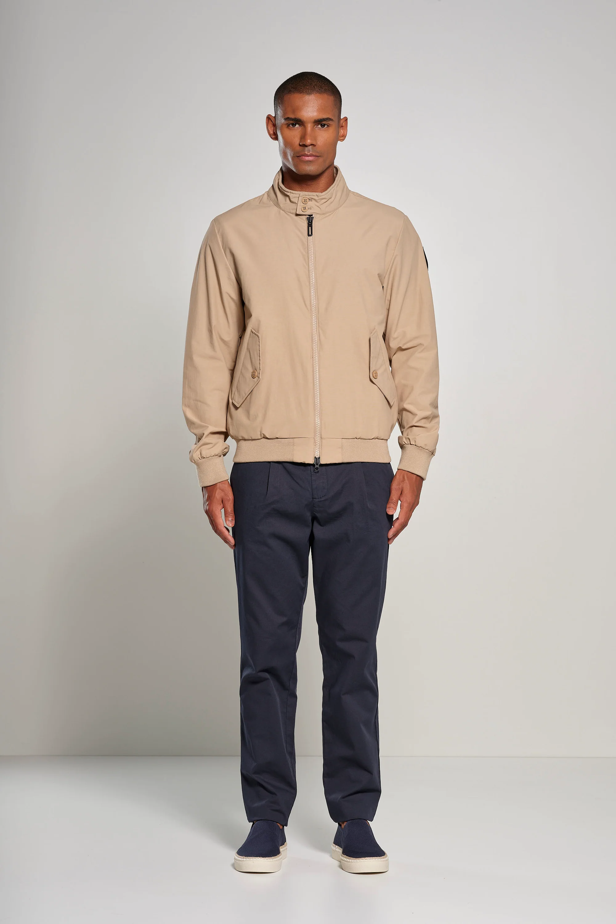 Bomber Sfoderato con Collo Alto - Image 6