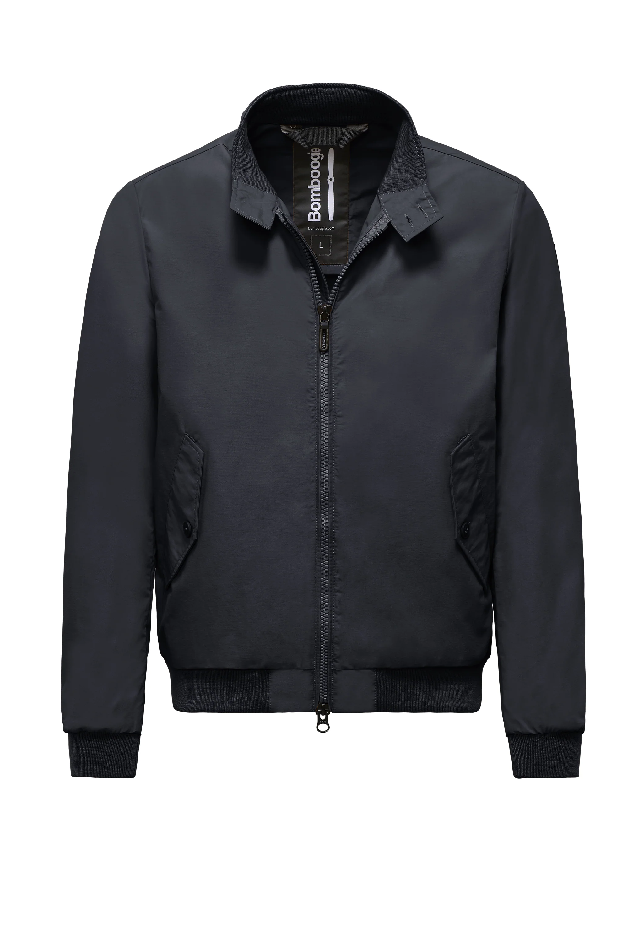 Bomber Sfoderato con Collo Alto - Image 7