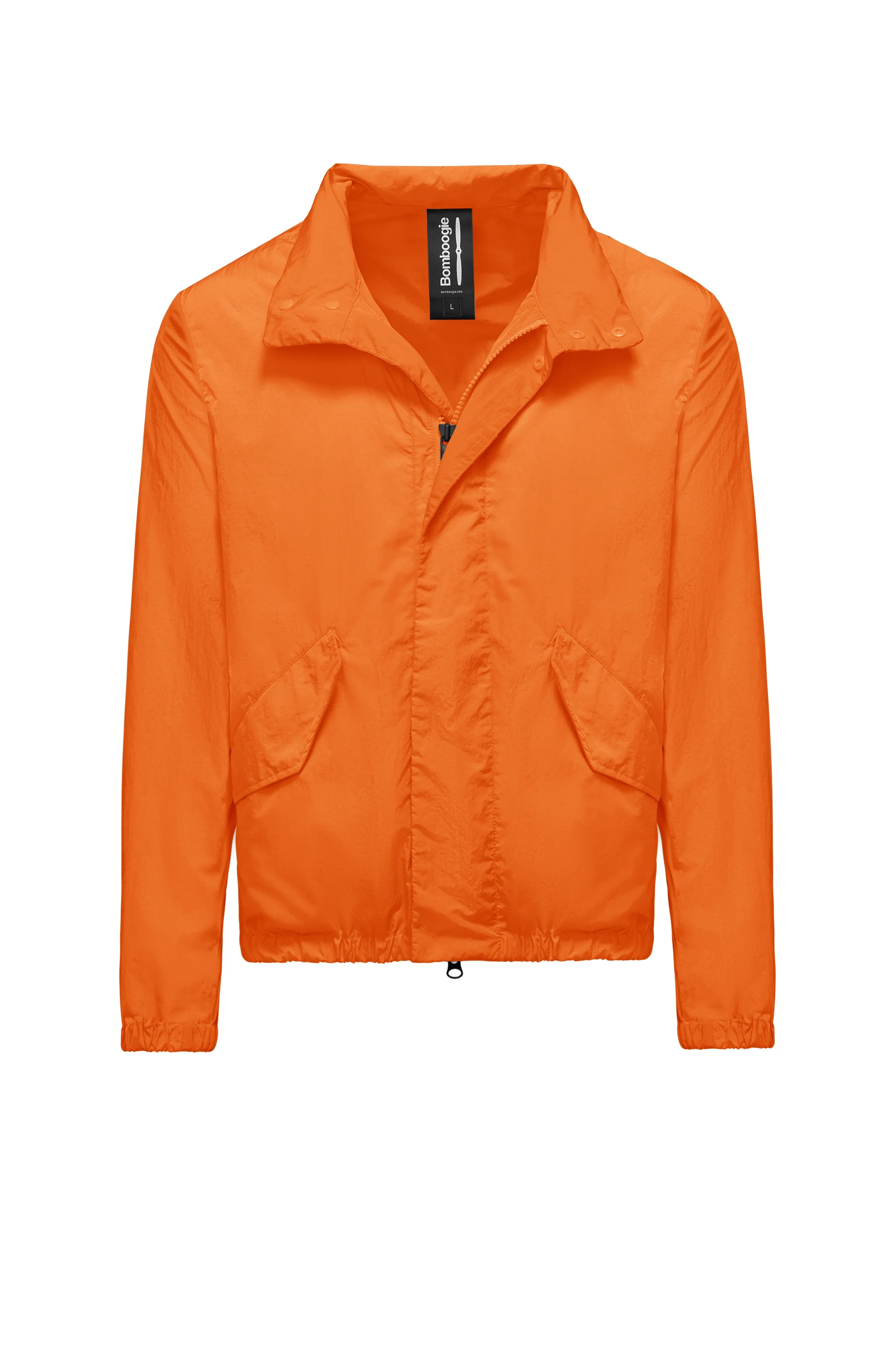 Bomber sfoderato in Nylon Increspato - Image 4