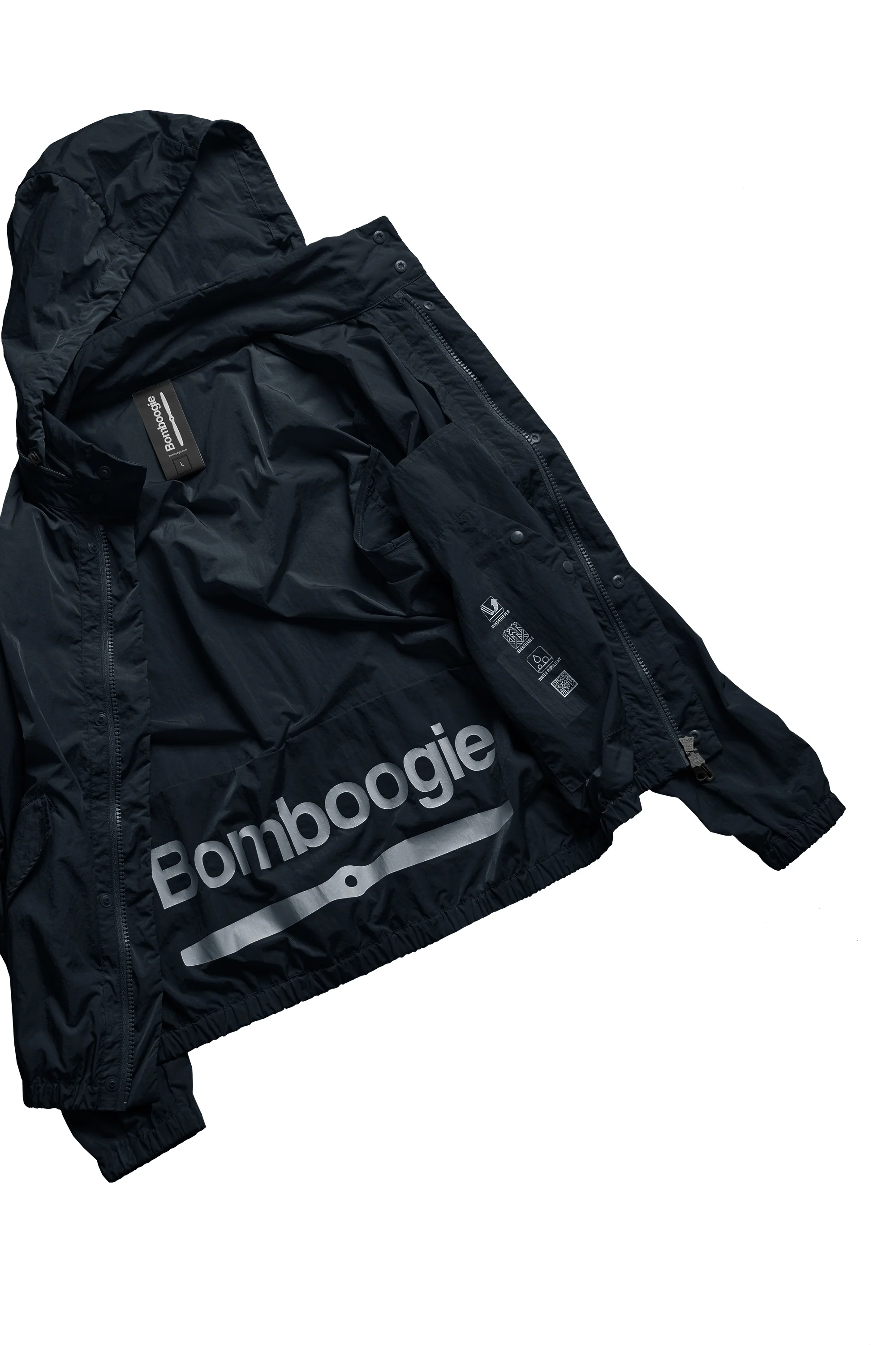 Bomber sfoderato in Nylon Increspato - Image 43