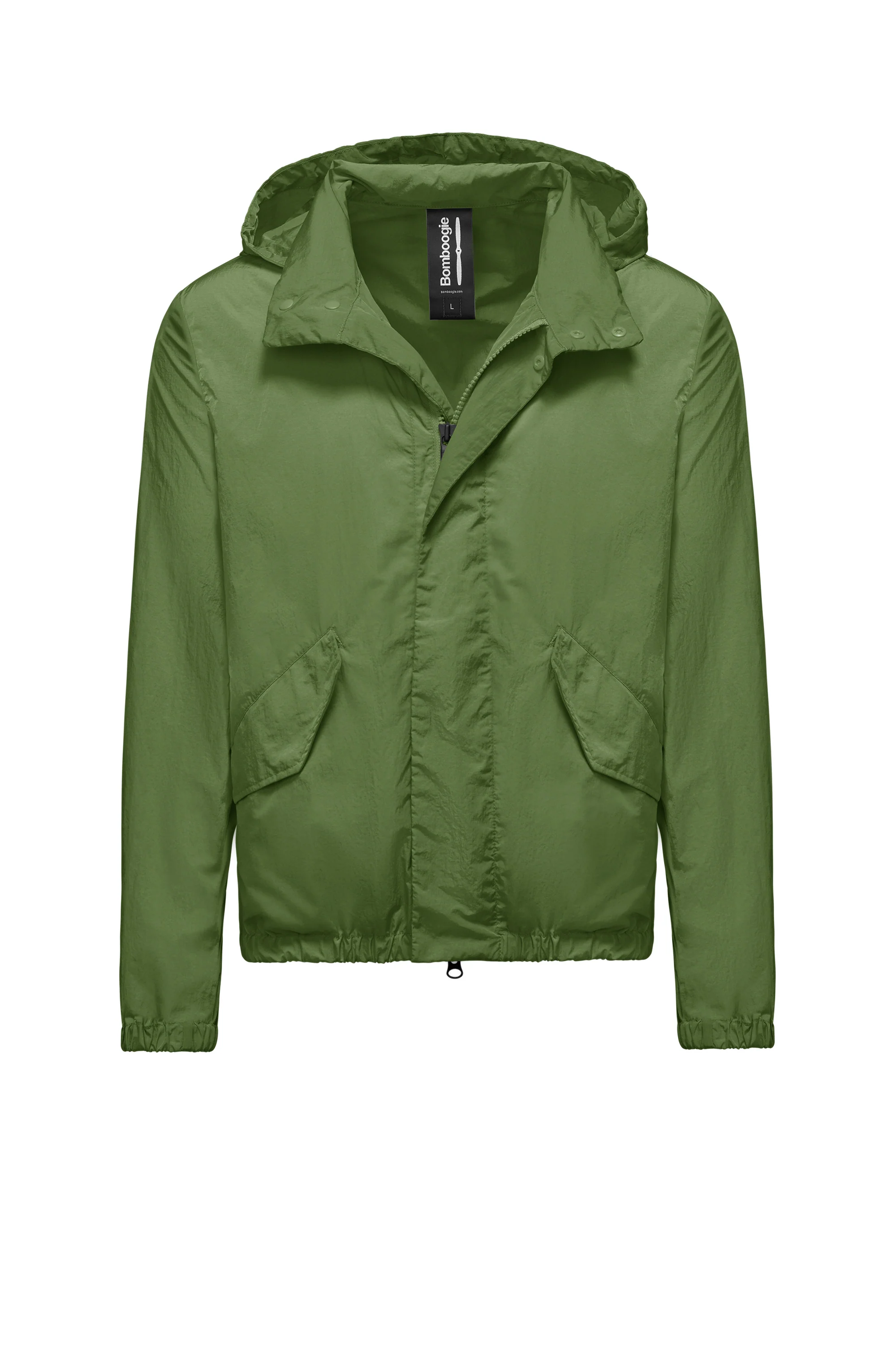 Bomber sfoderato in Nylon Increspato - Image 46