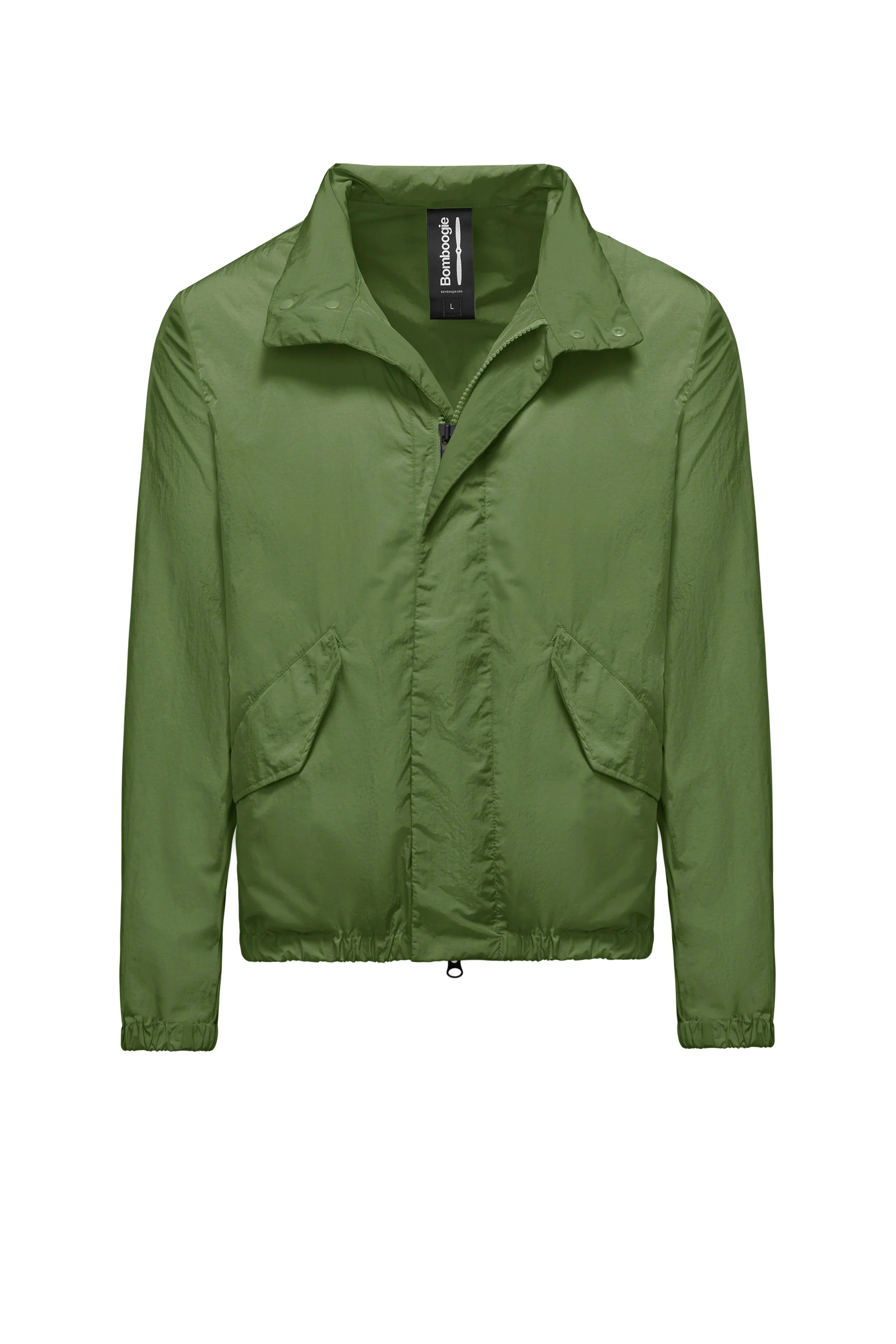 Bomber sfoderato in Nylon Increspato - Image 49