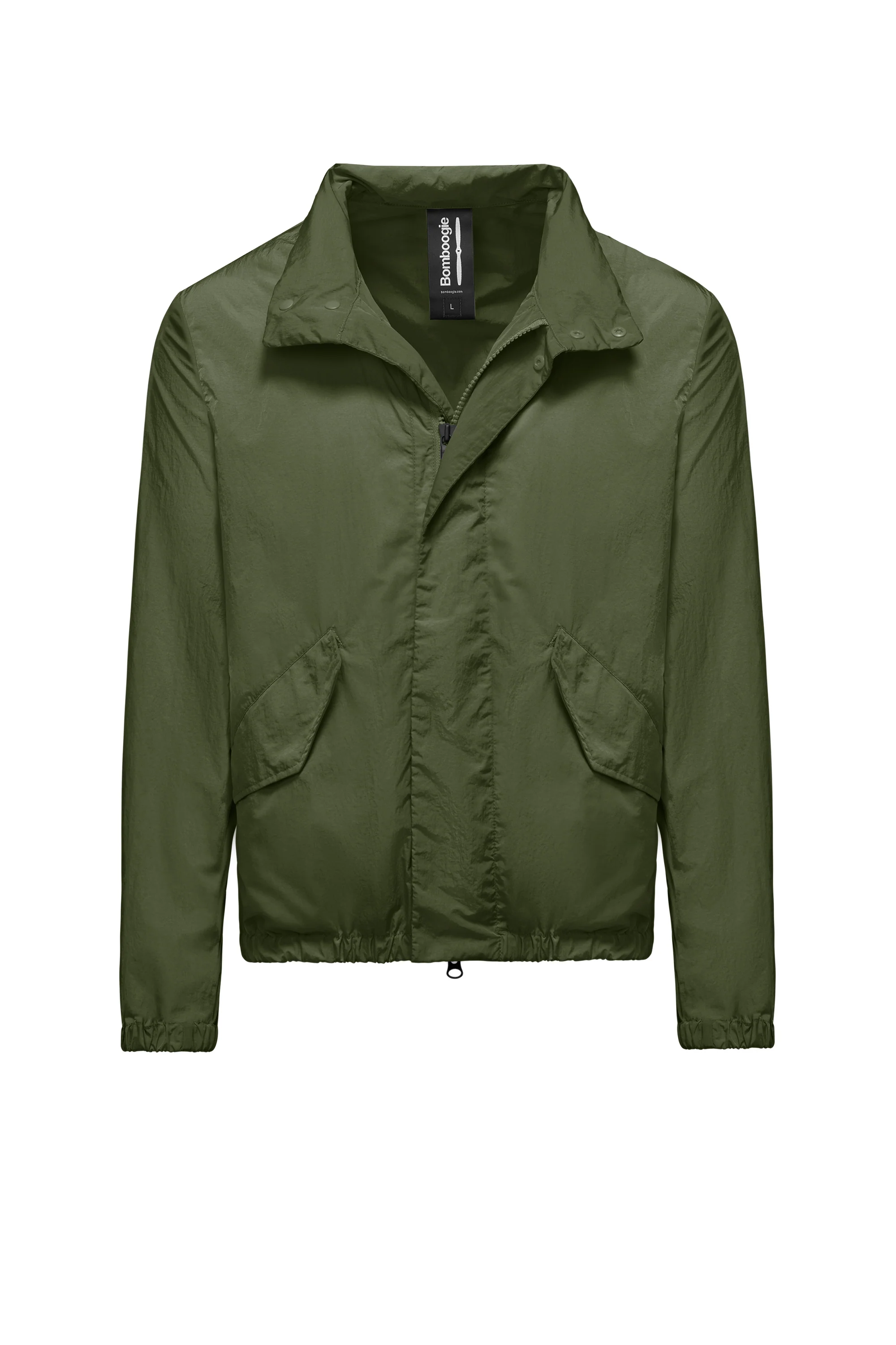 Bomber sfoderato in Nylon Increspato - Image 58
