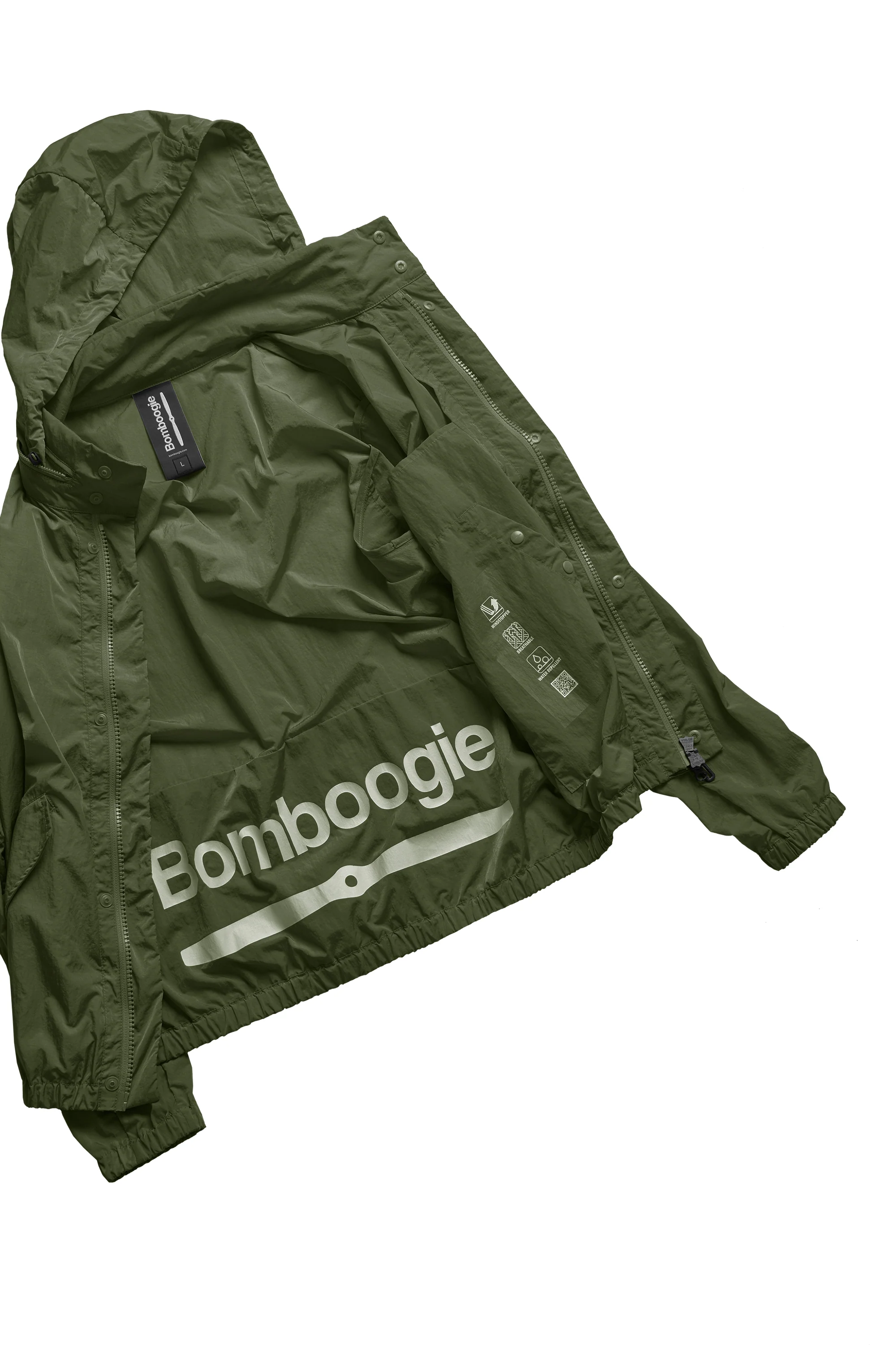 Bomber sfoderato in Nylon Increspato - Image 61