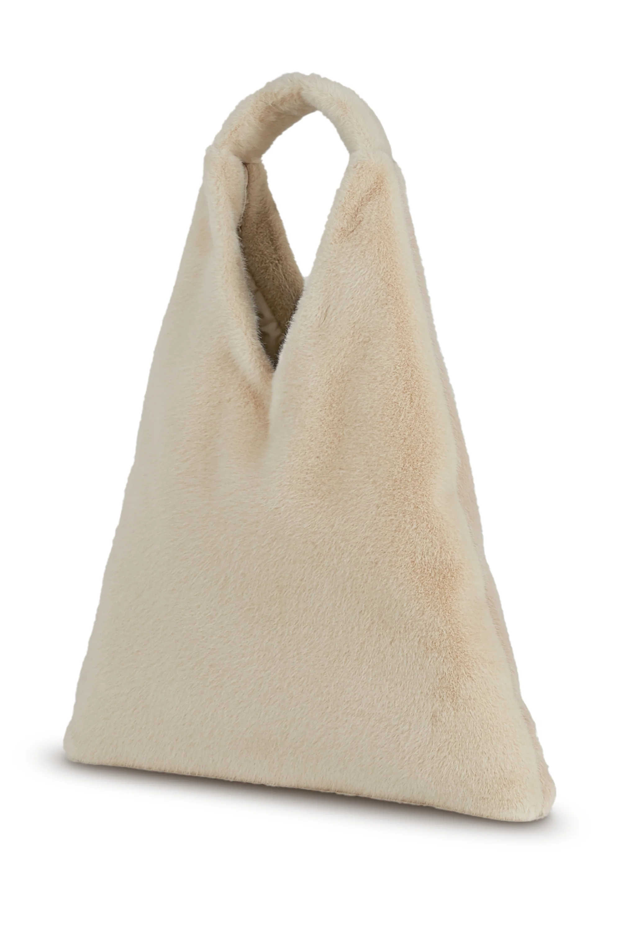 Borsa a trapezio in pelliccia effetto lapin - Image 10