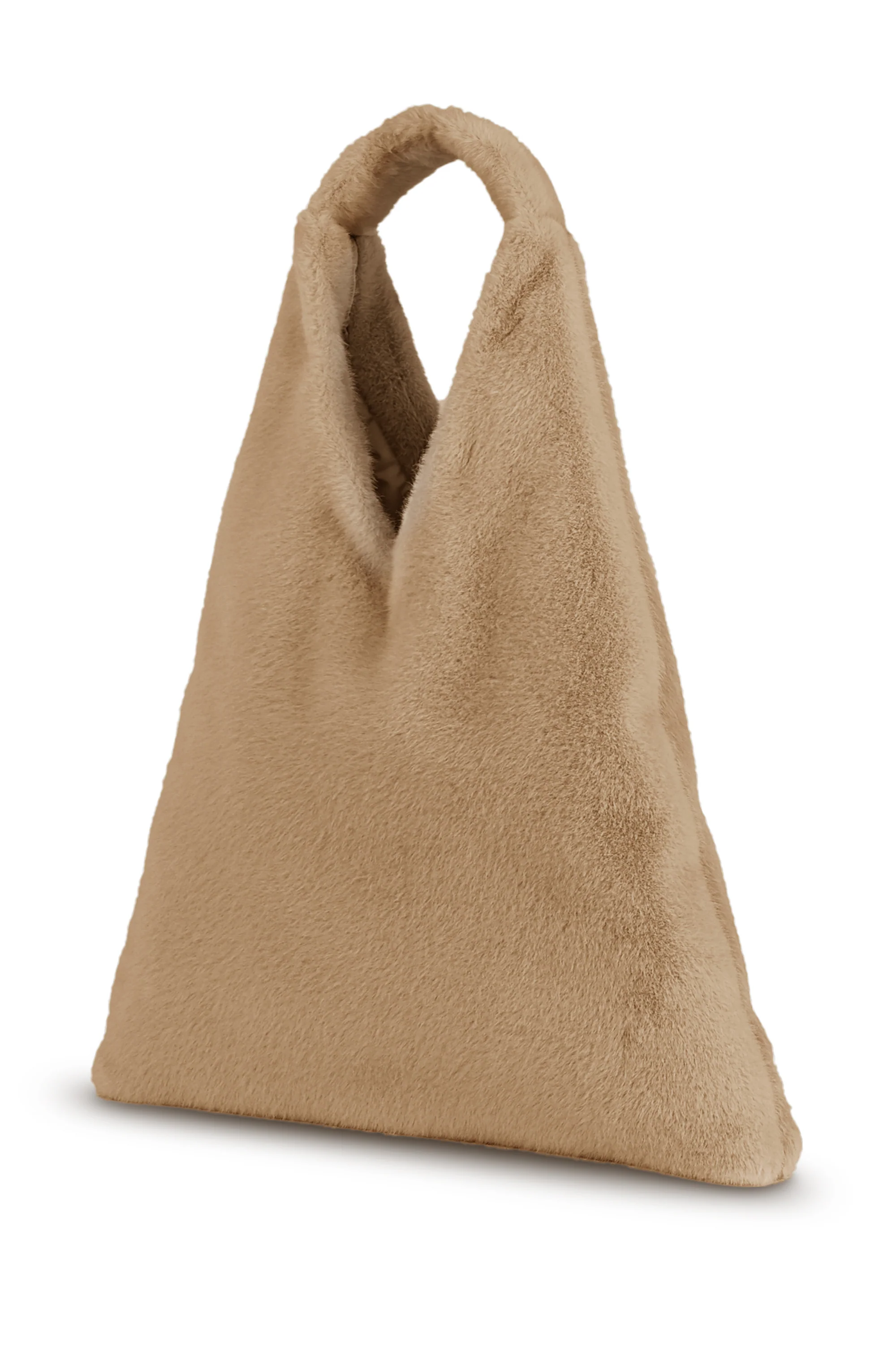 Borsa a trapezio in pelliccia effetto lapin - Image 12