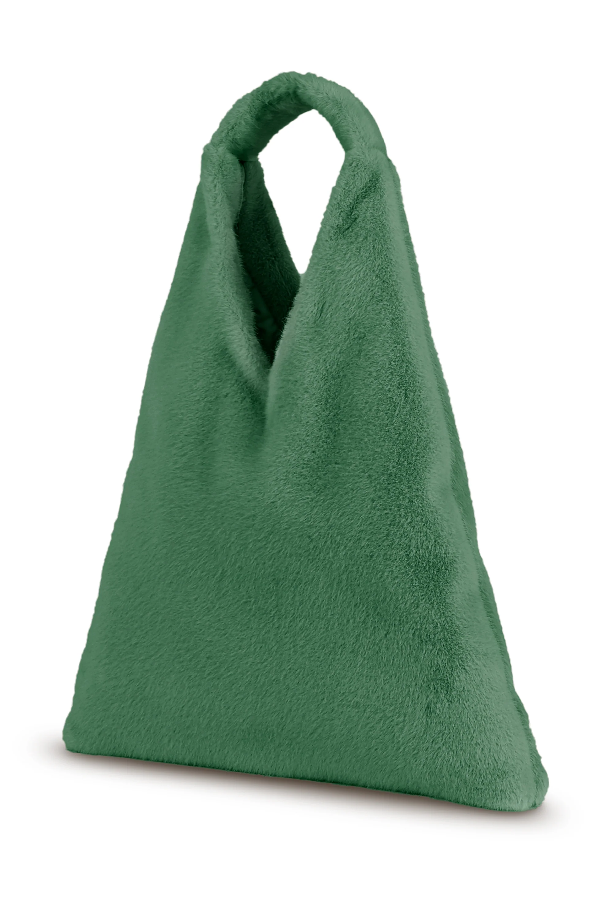 Borsa a trapezio in pelliccia effetto lapin - Image 14