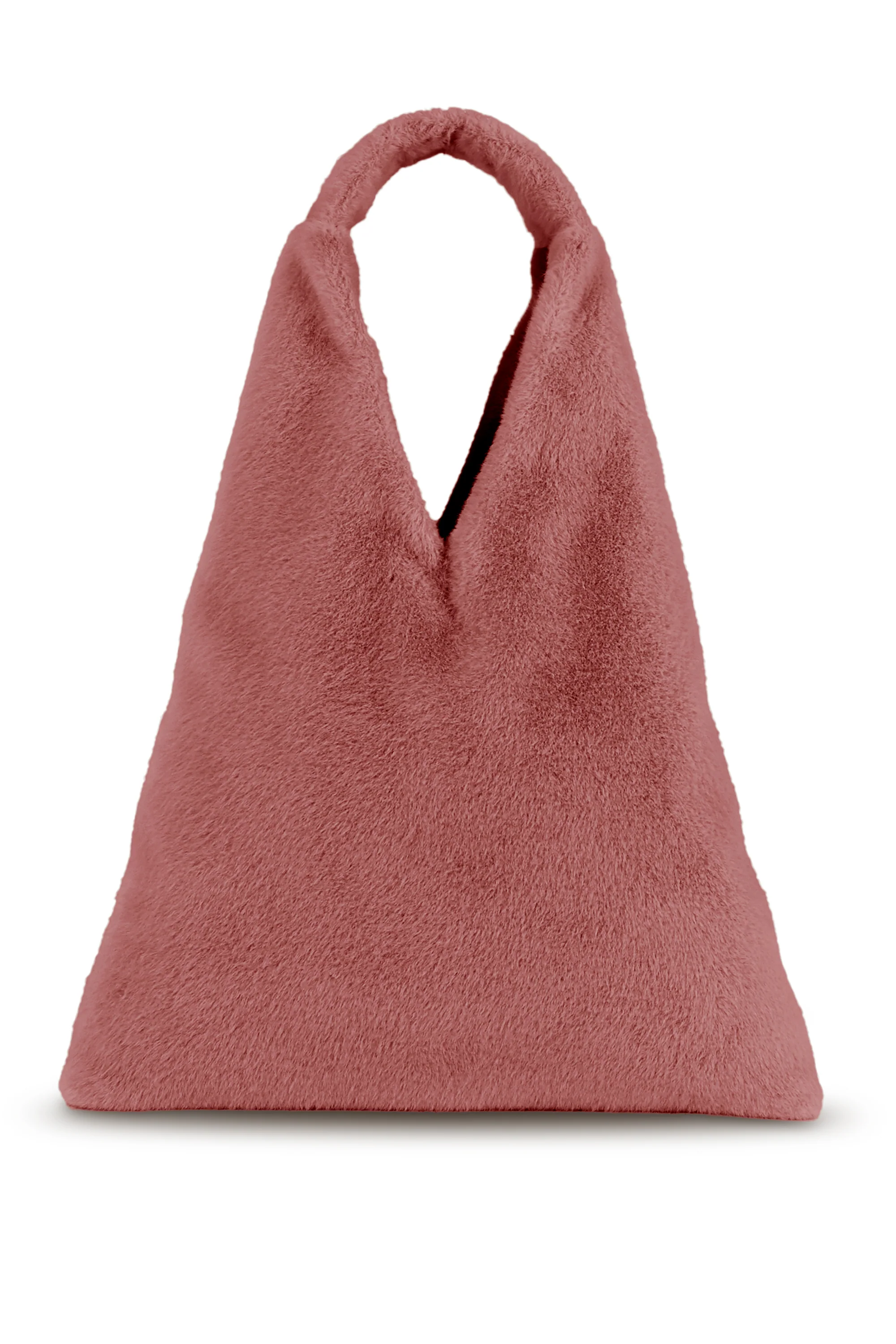 Borsa a trapezio in pelliccia effetto lapin - Image 15
