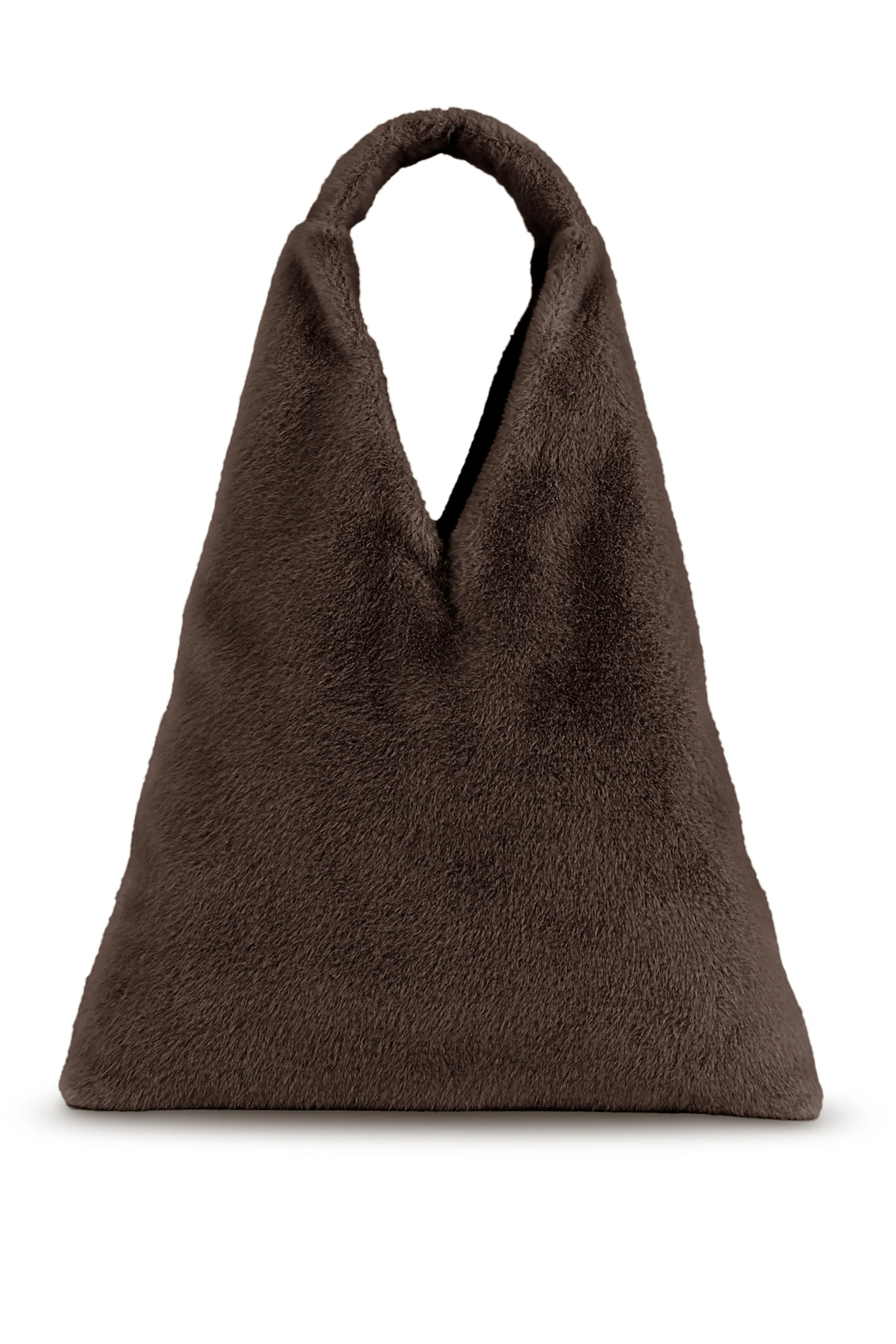 Borsa a trapezio in pelliccia effetto lapin - Image 7