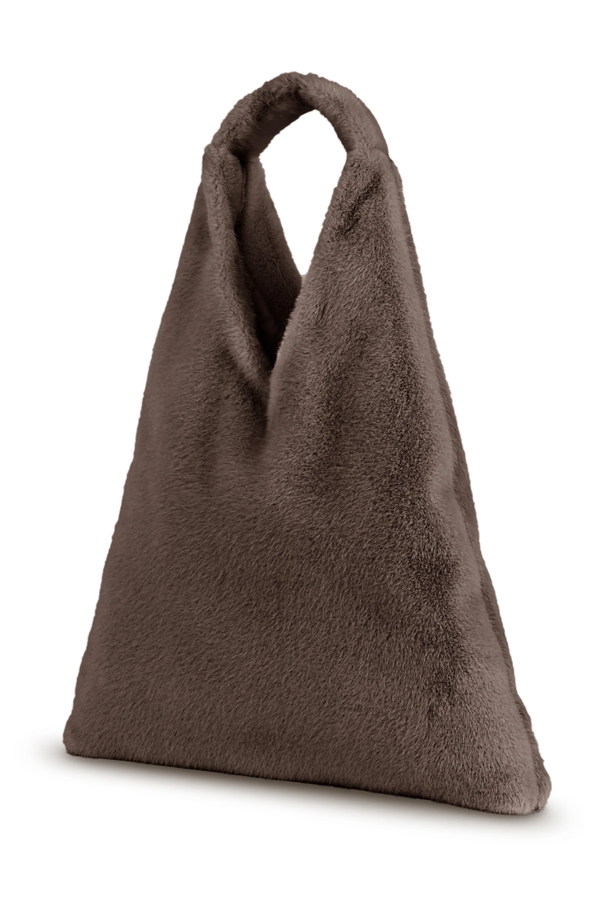 Borsa a trapezio in pelliccia effetto lapin - Image 8