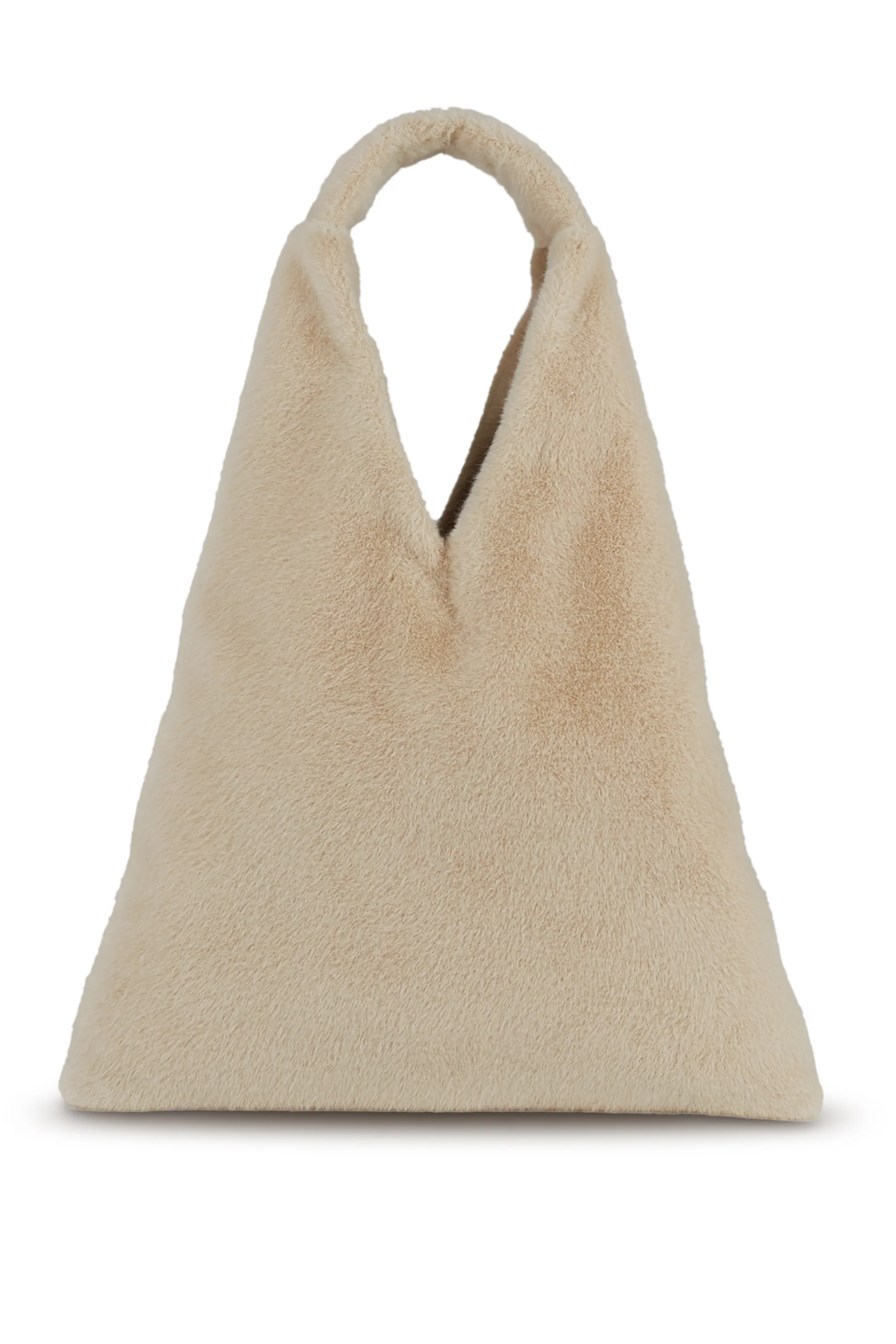 Borsa a trapezio in pelliccia effetto lapin - Image 9