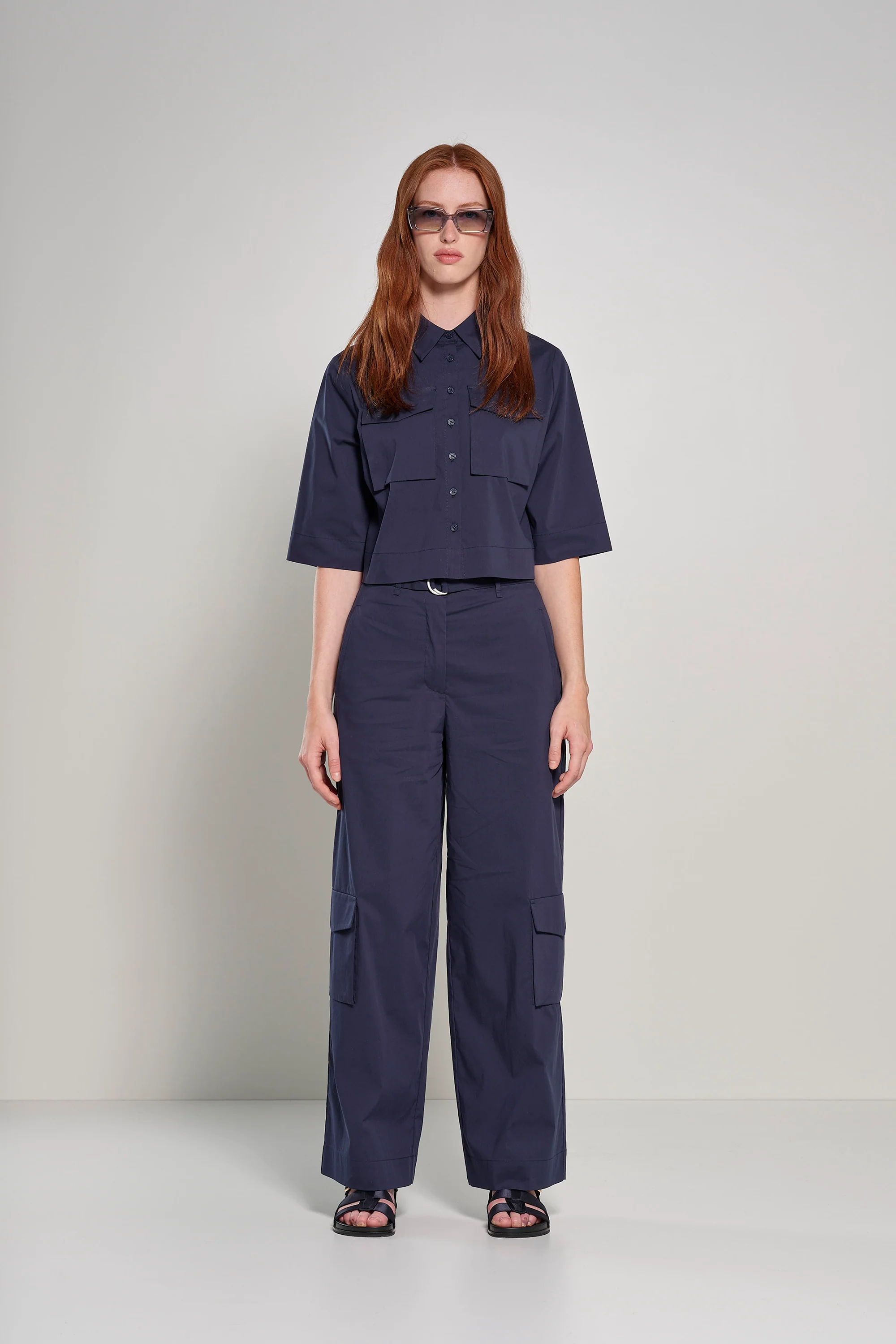Camicia con tasche a toppa - Image 15