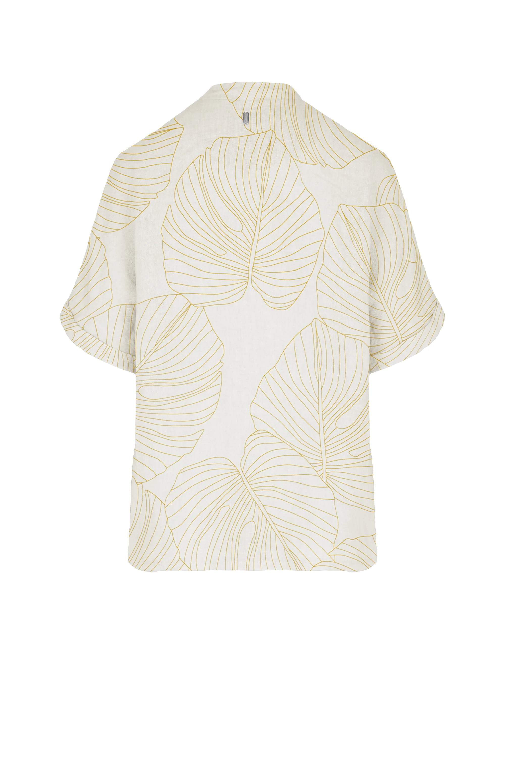 Camicia in lino con colletto alla coreana - Image 13