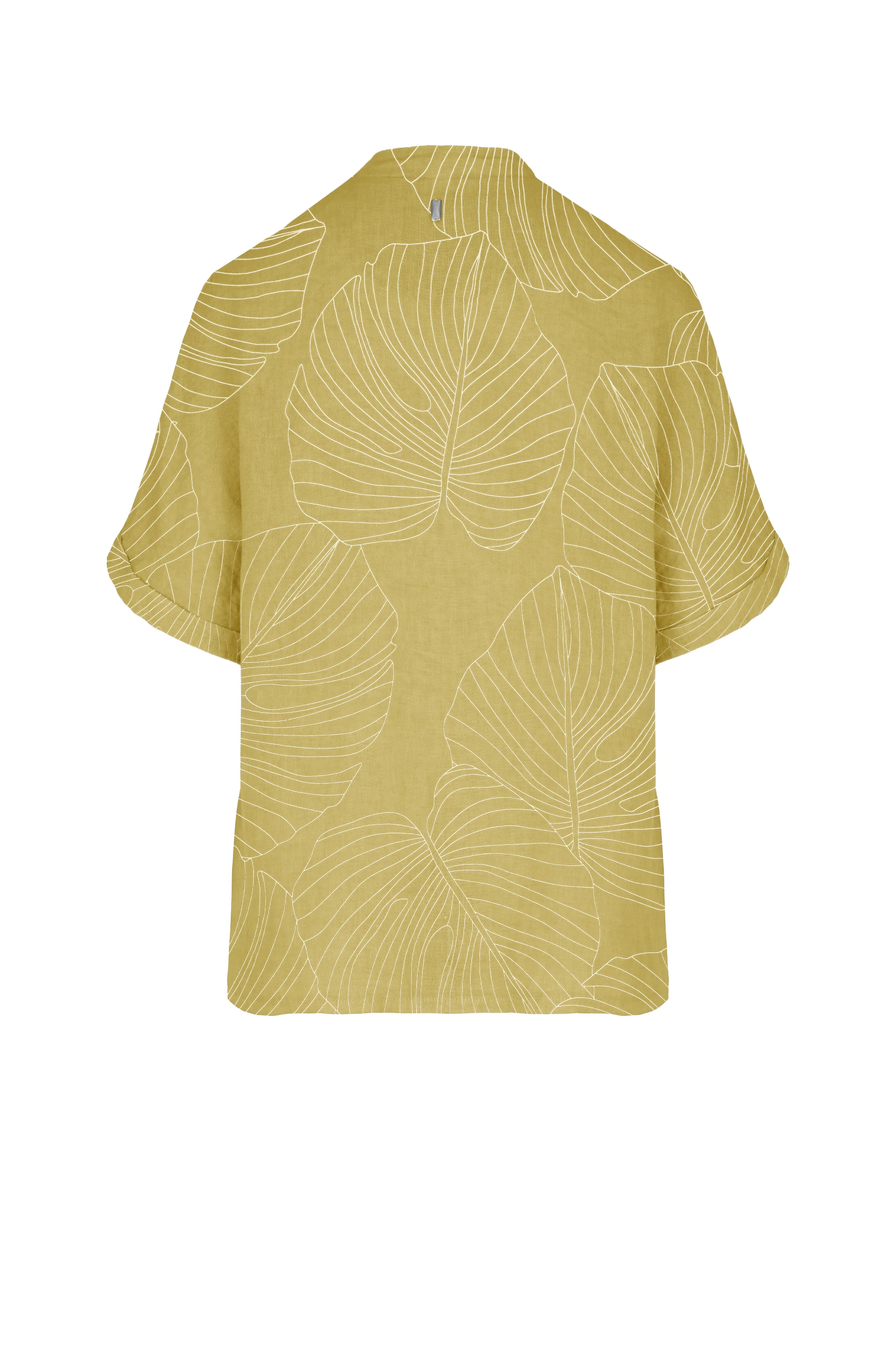 Camicia in lino con colletto alla coreana - Image 23