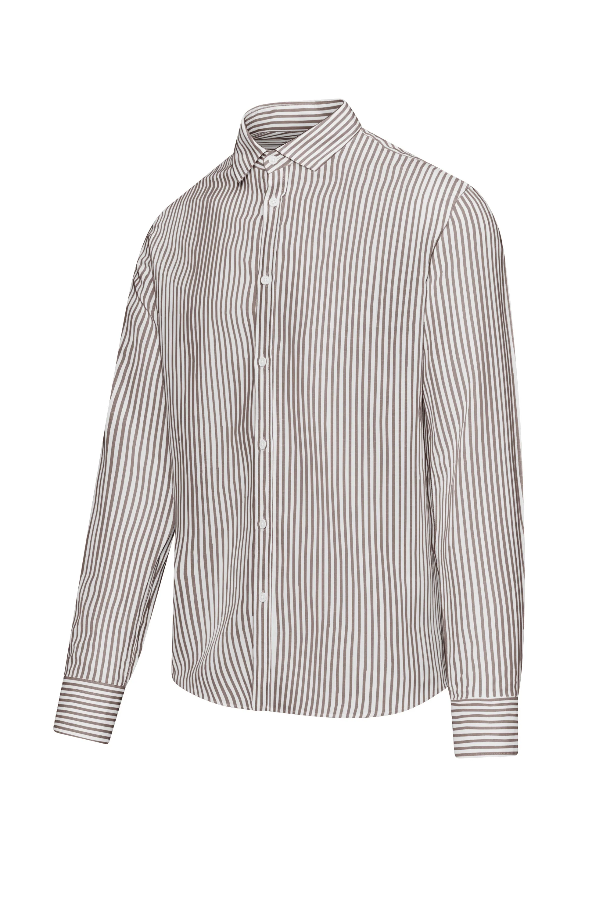 Camicia in Lino/Cotone a righe - Image 11