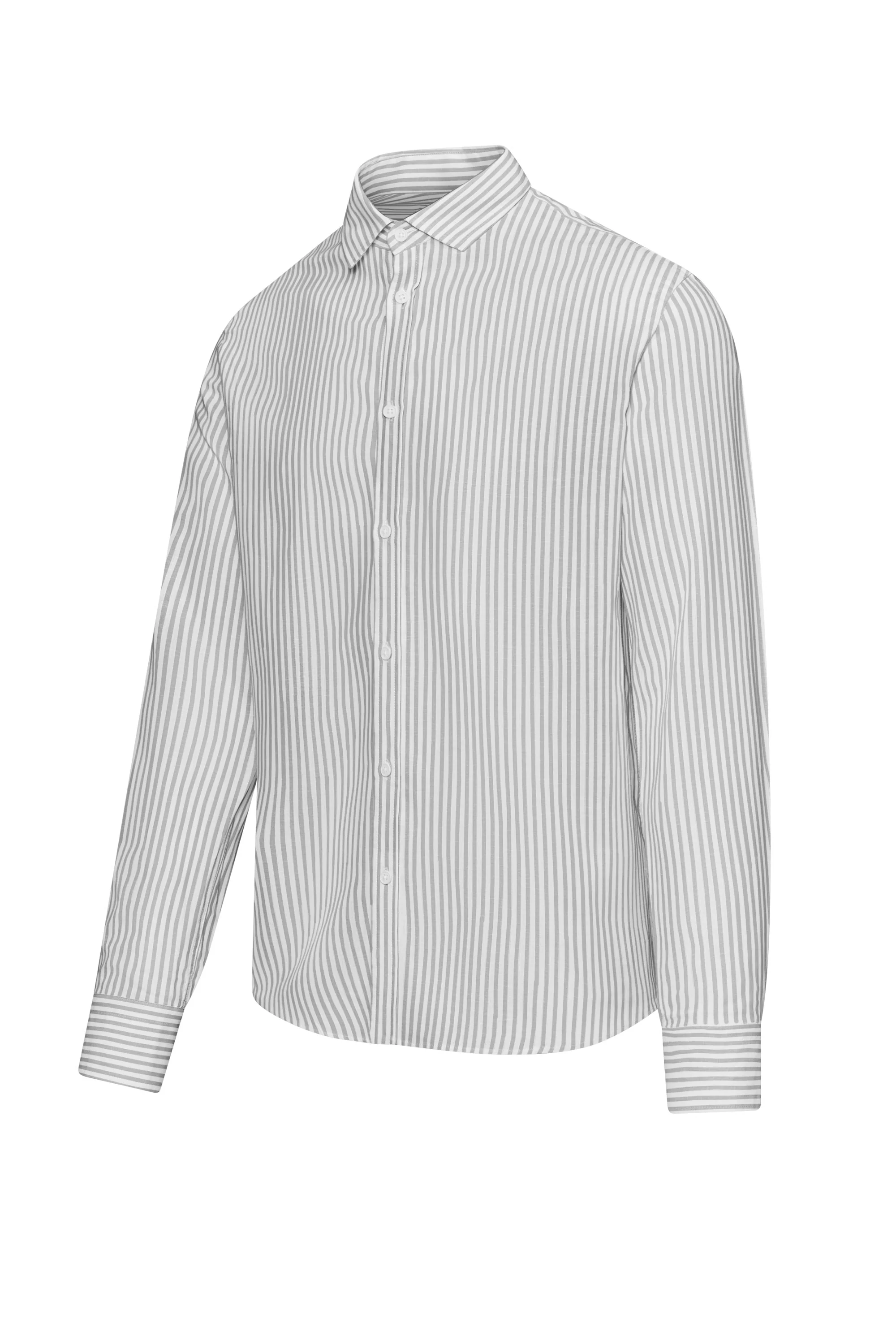 Camicia in Lino/Cotone a righe - Image 26