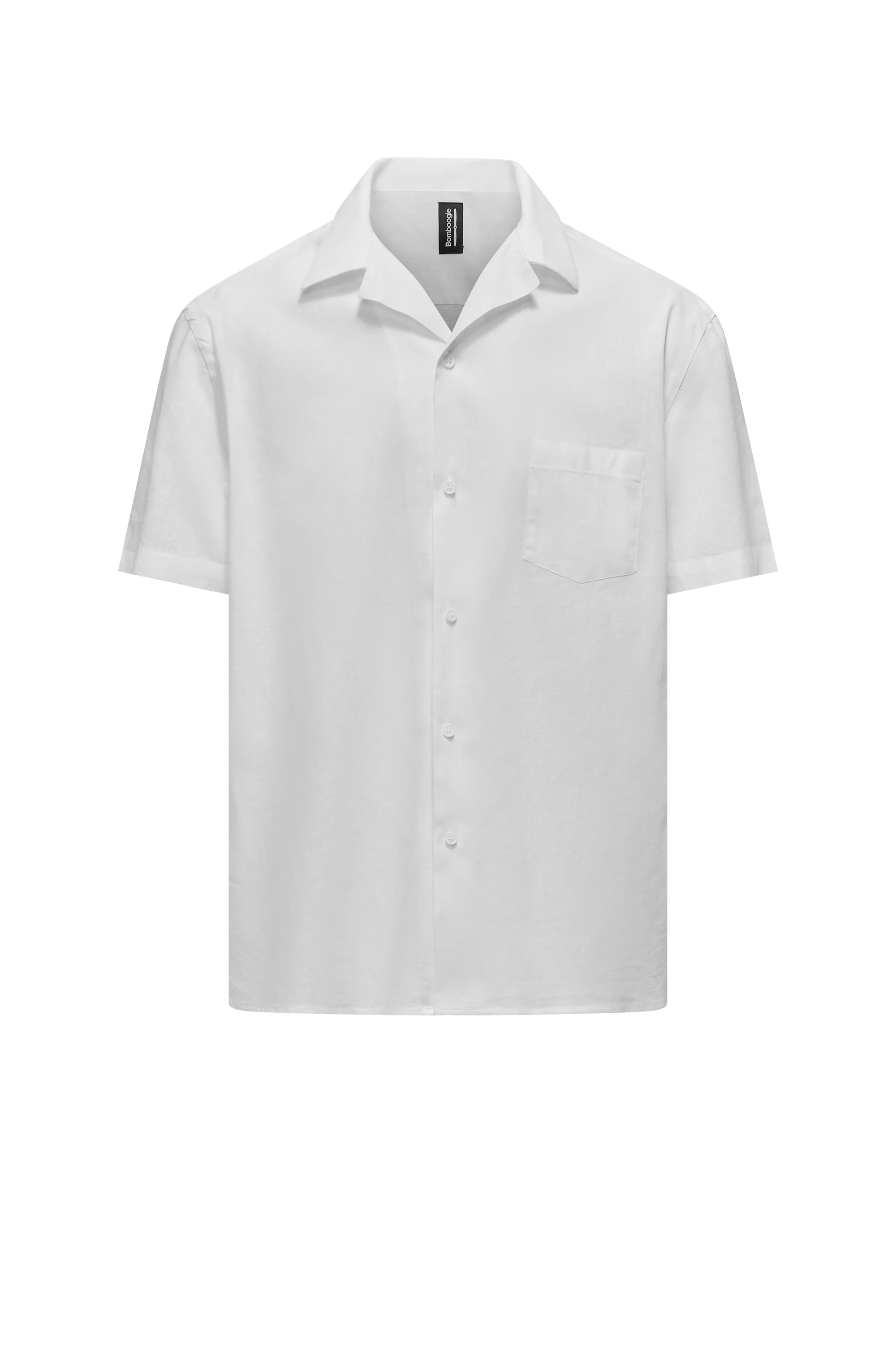 Camicia in misto lino e cotone