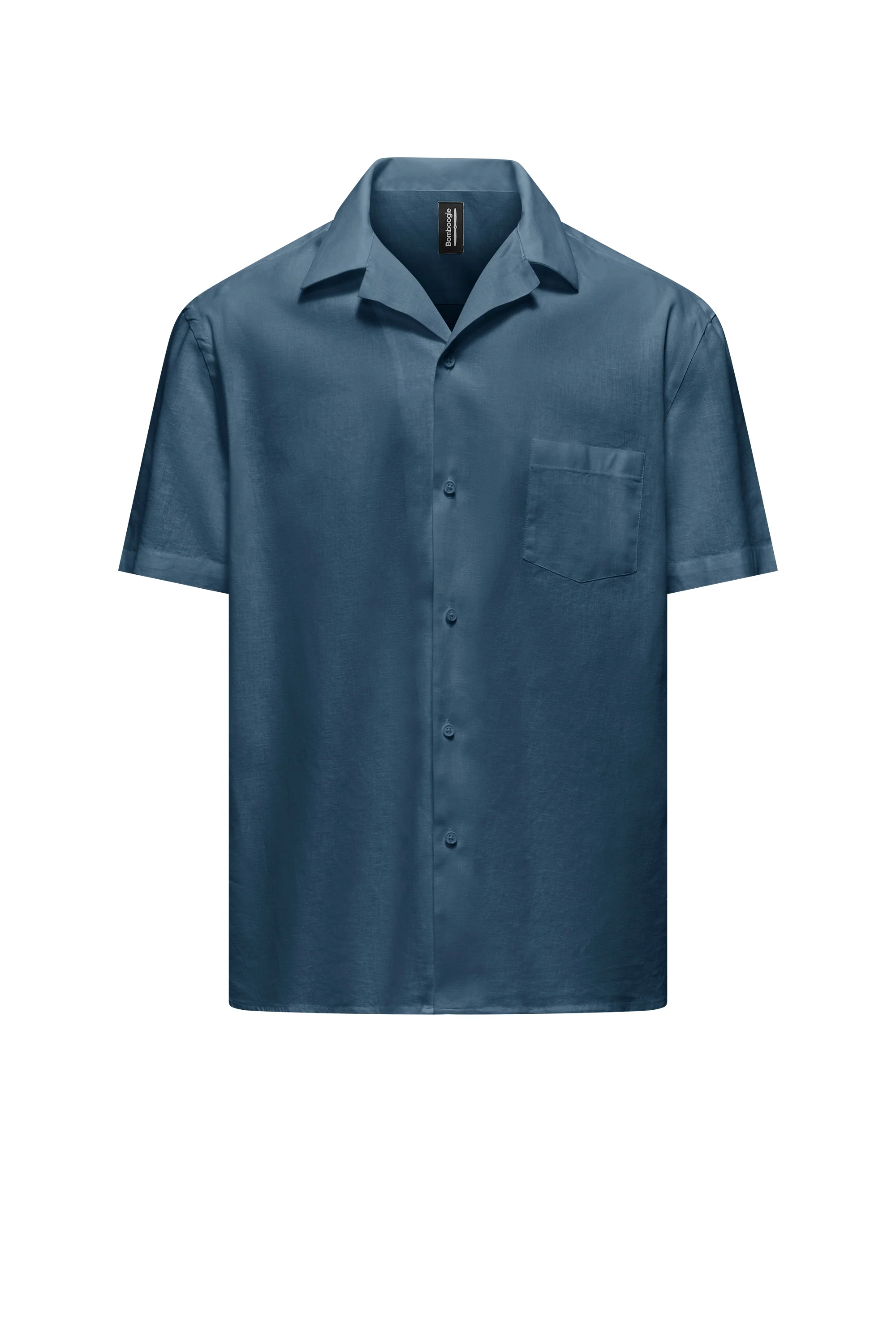 Camicia in misto lino e cotone - Image 10
