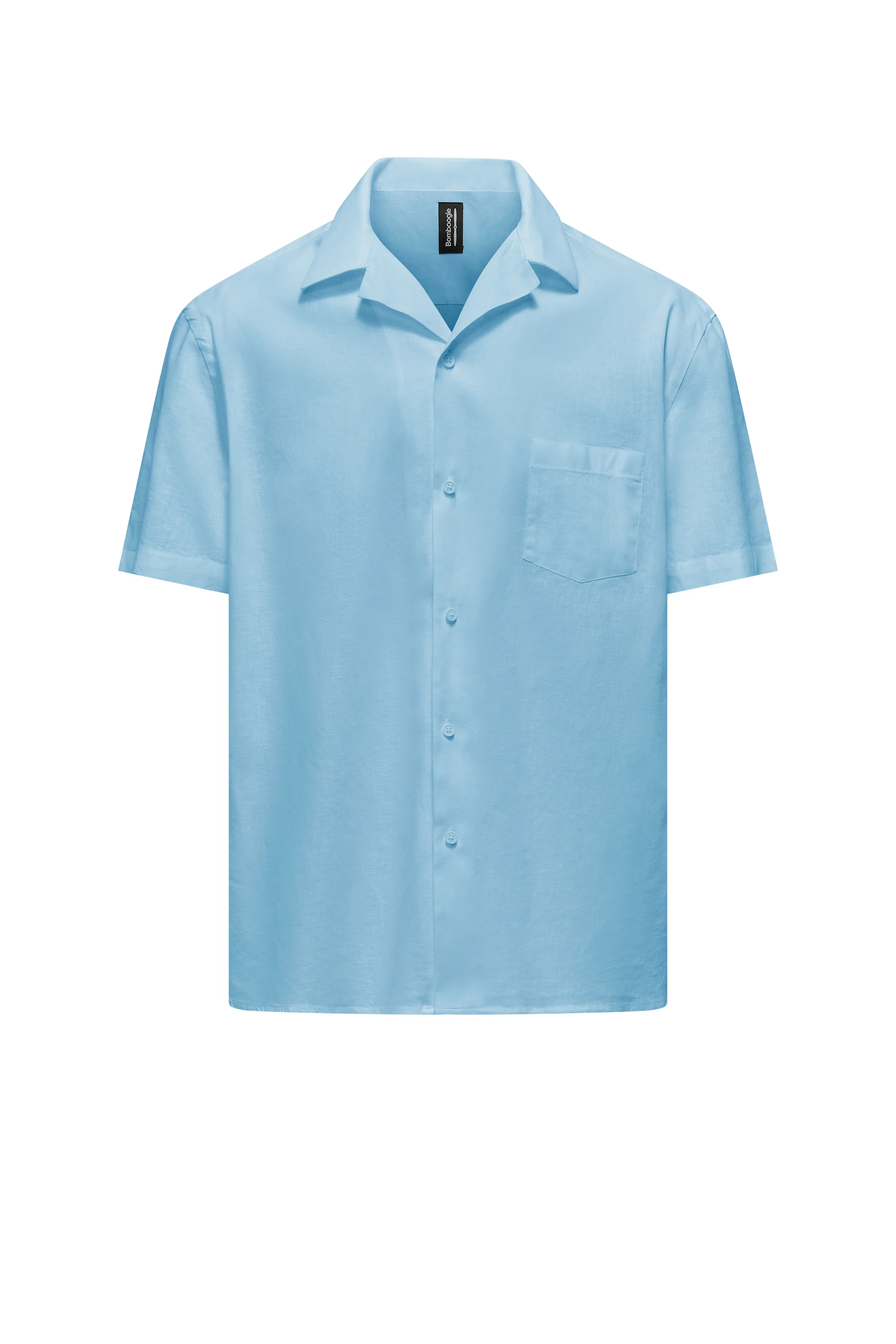 Camicia in misto lino e cotone - Image 19