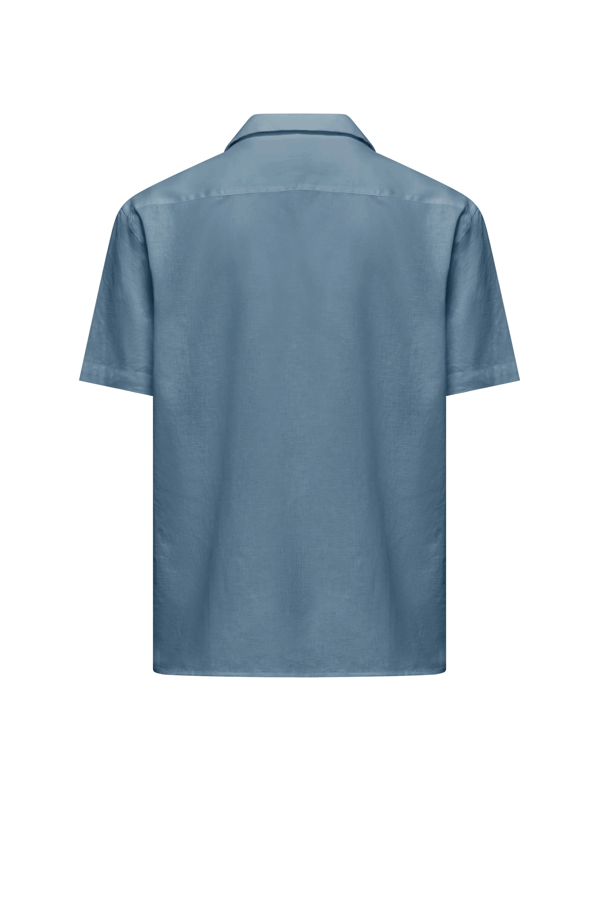 Camicia in misto lino e cotone - Image 24