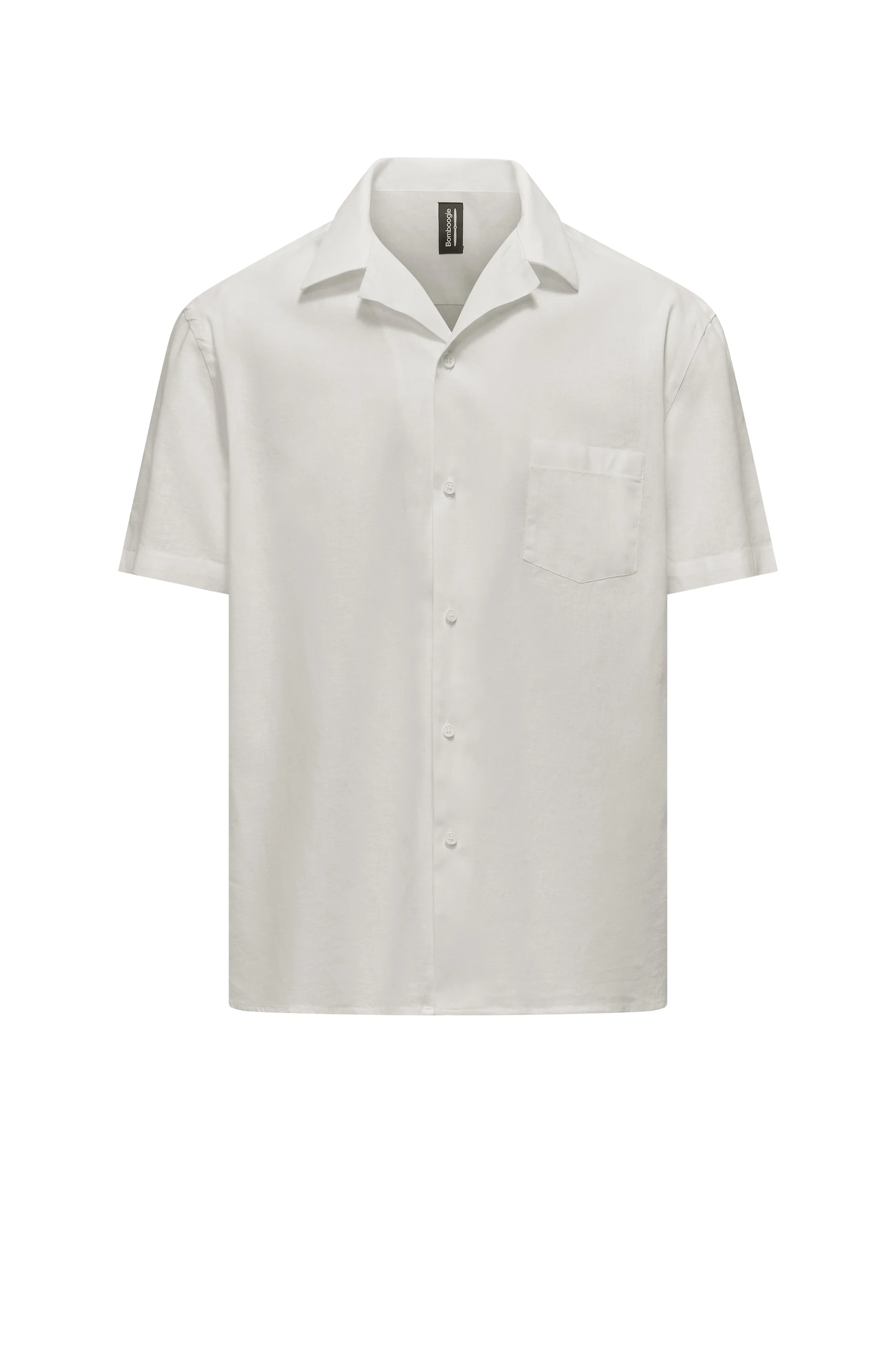Camicia in misto lino e cotone - Image 31