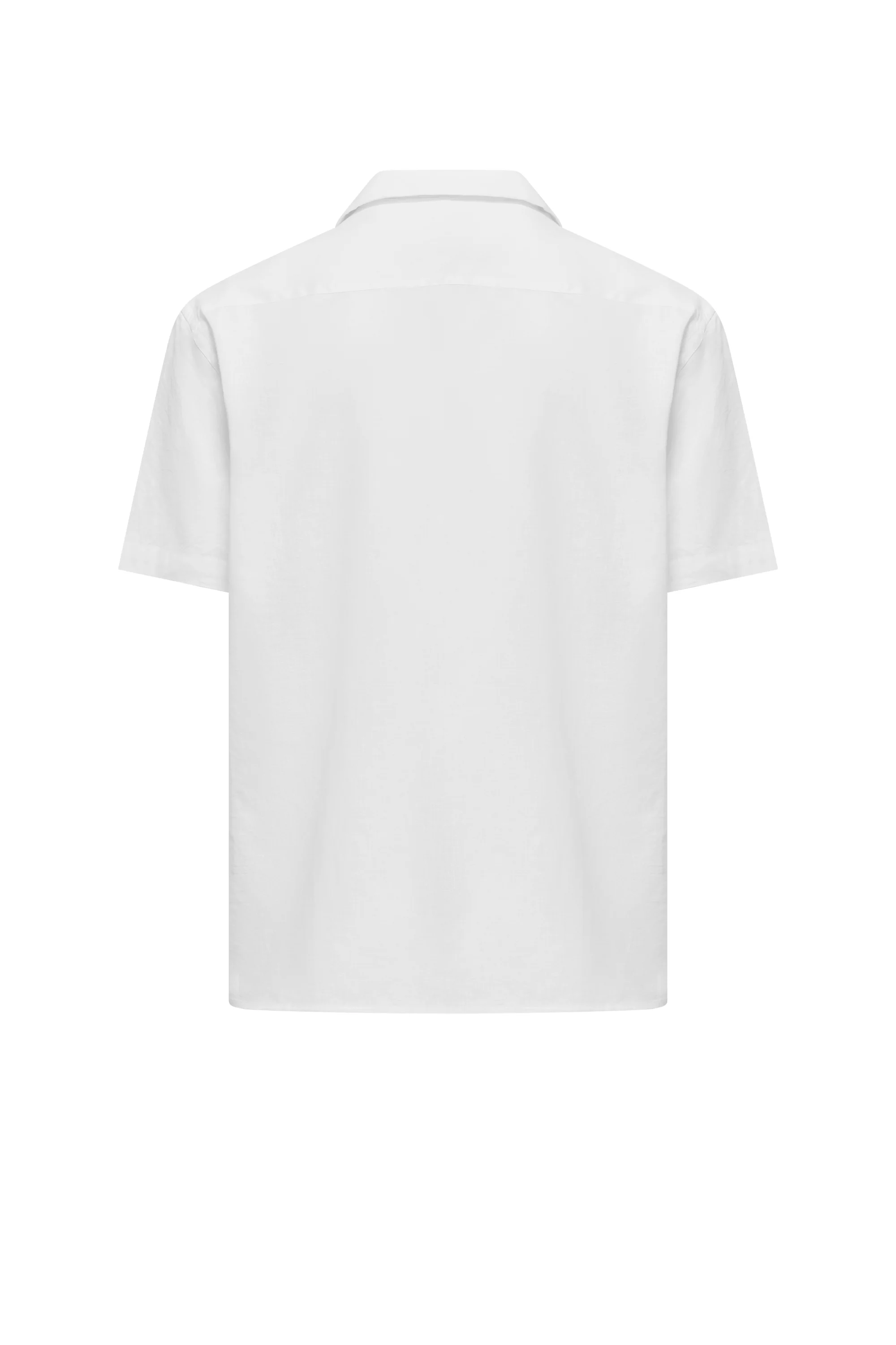 Camicia in misto lino e cotone - Image 6