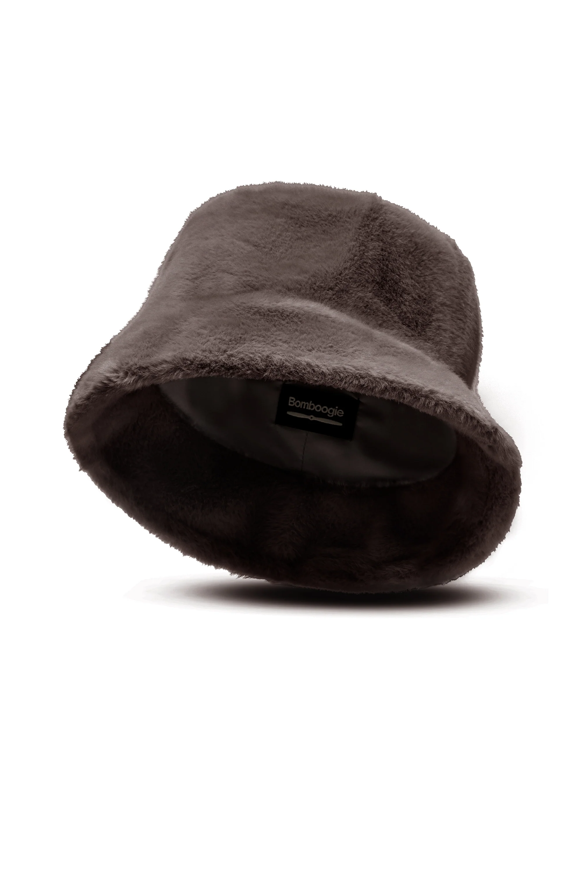 Cappello bucket in pelliccetta sintetica effetto lapin - Image 3