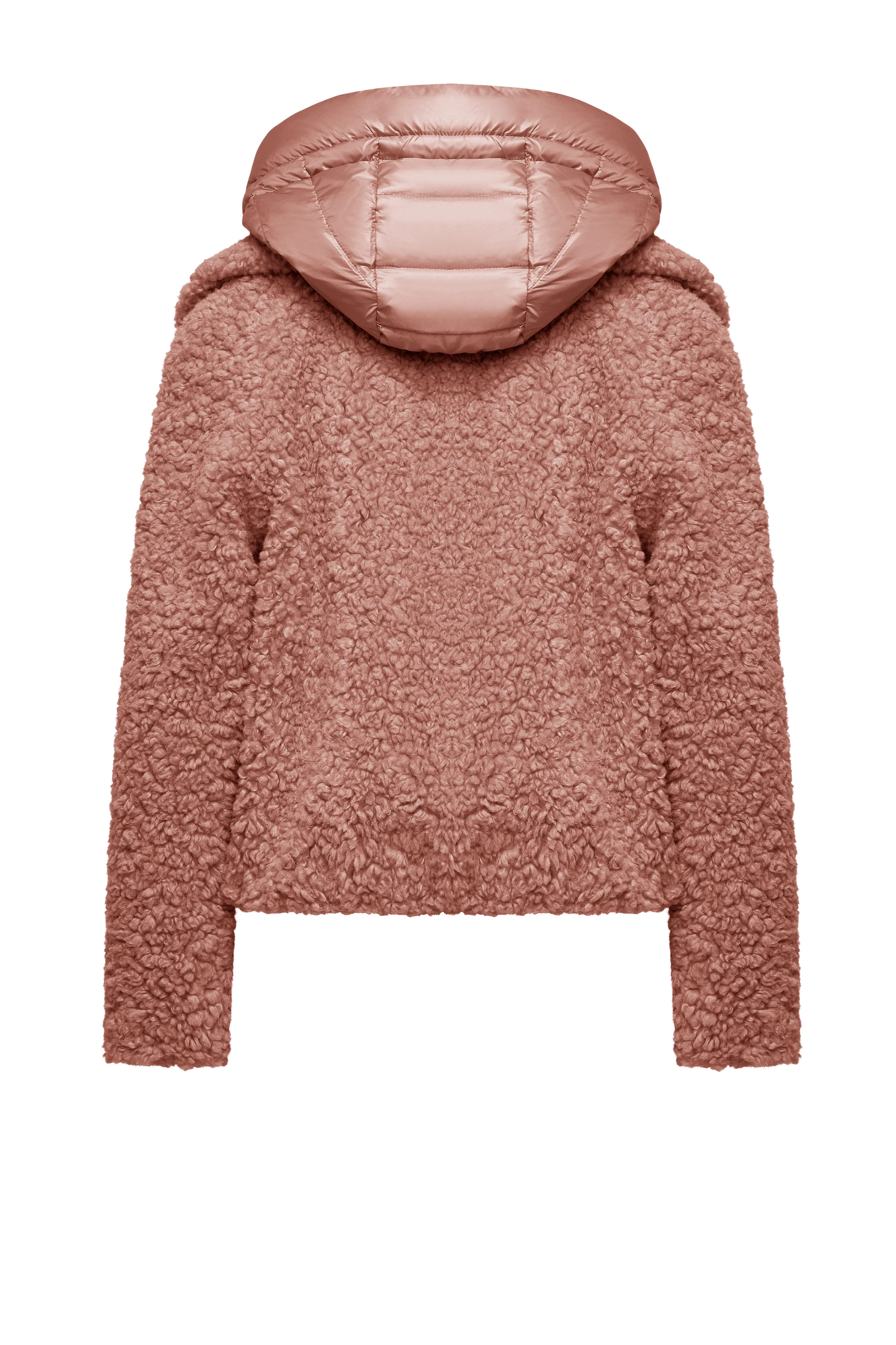 Cappotto corto bimaterico con cappuccio staccabile - Image 33