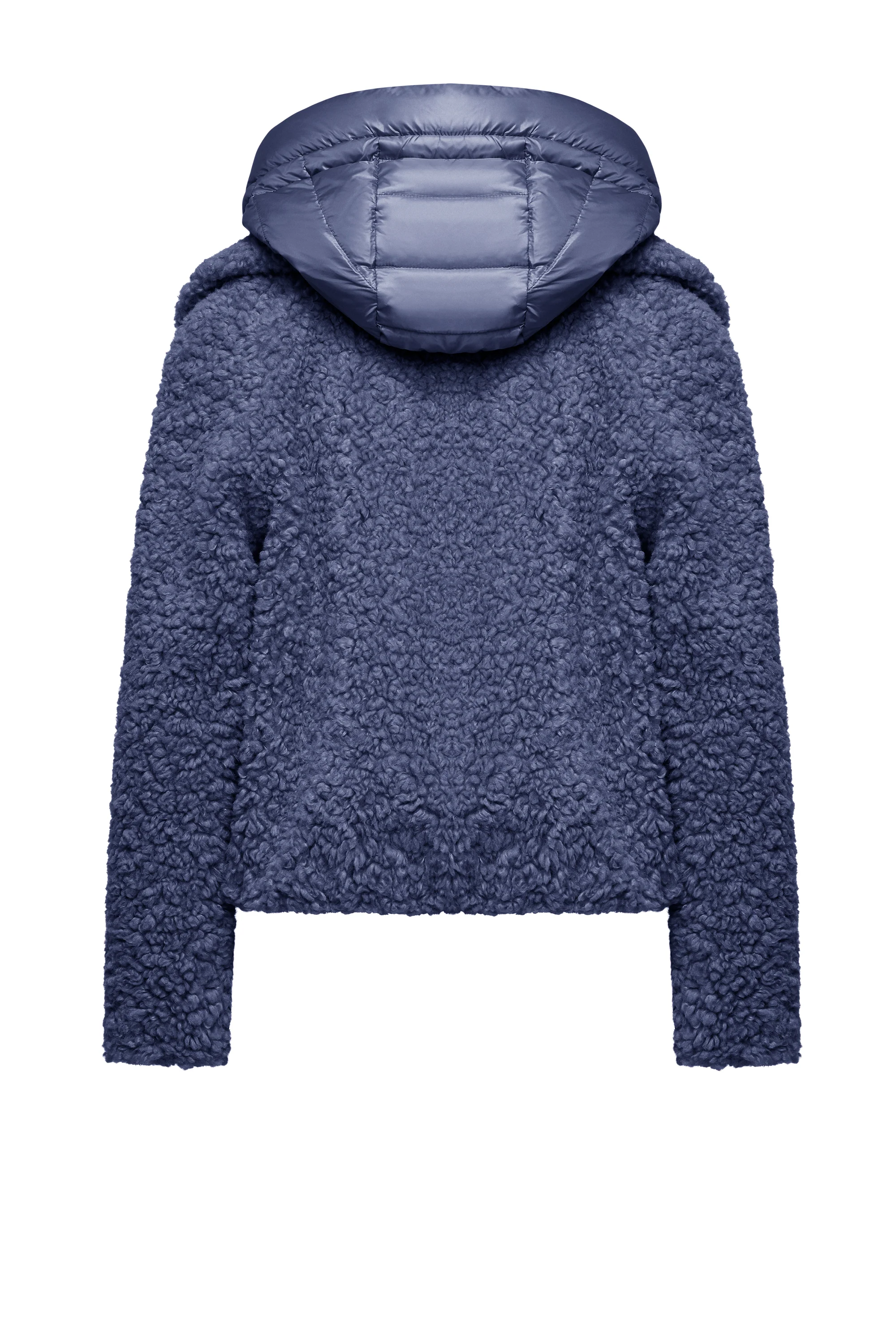 Cappotto corto bimaterico con cappuccio staccabile - Image 38