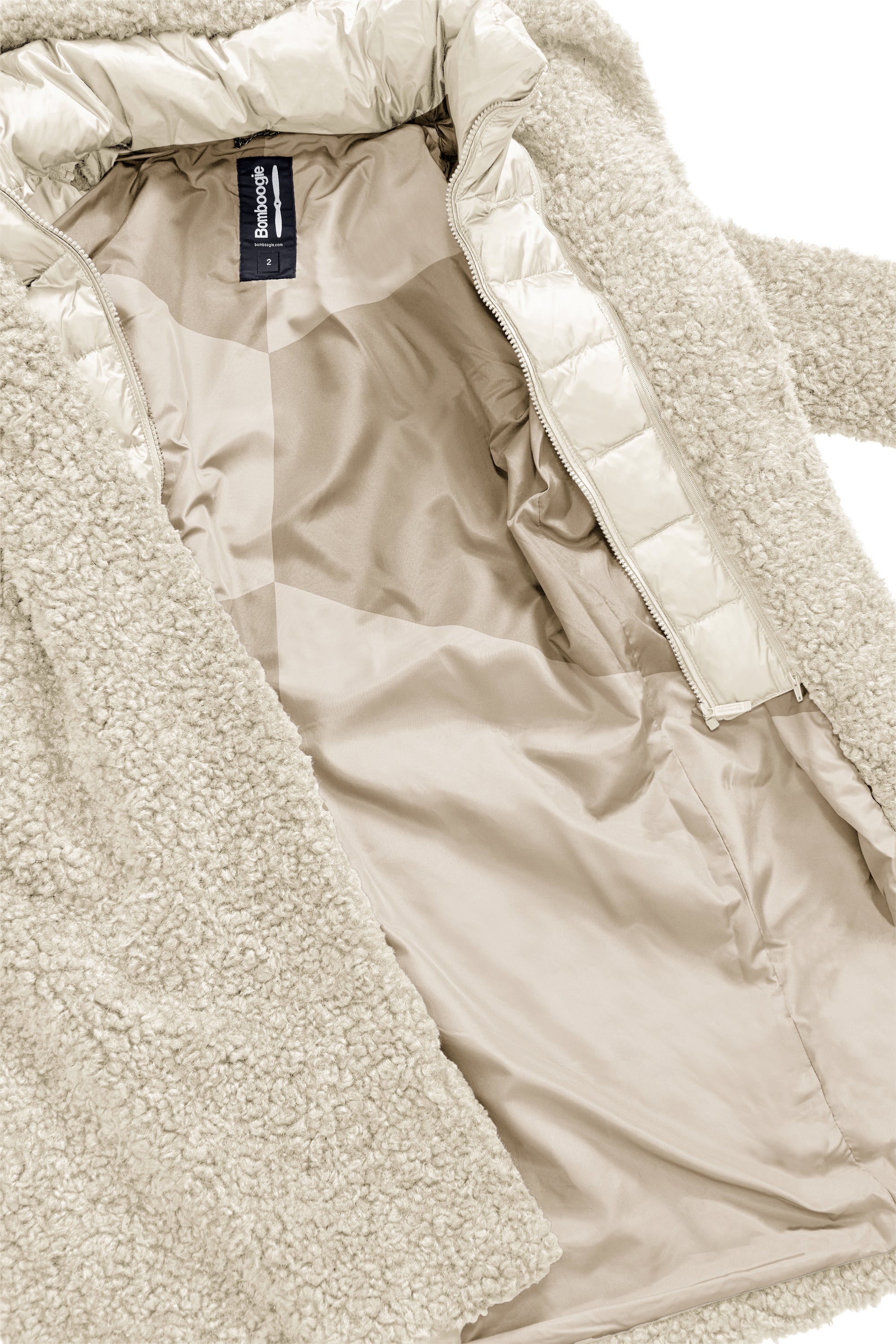 Cappotto lungo effetto agnellino - Image 16