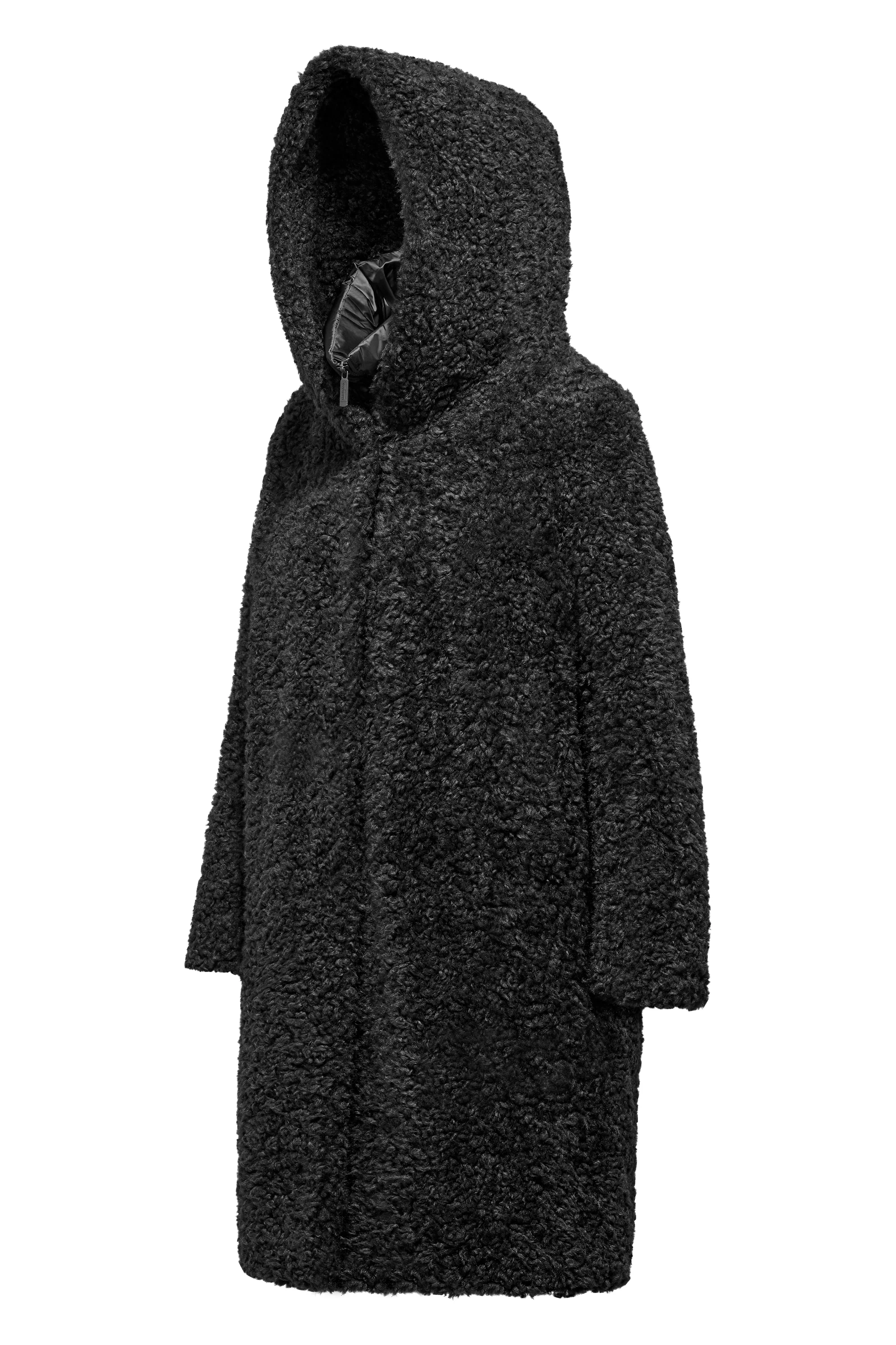 Cappotto lungo effetto agnellino - Image 2