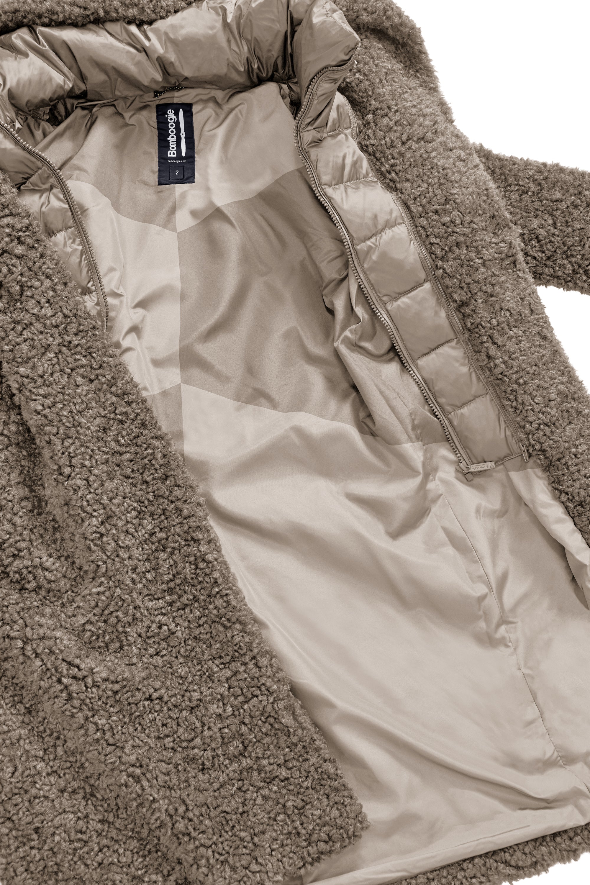 Cappotto lungo effetto agnellino - Image 22