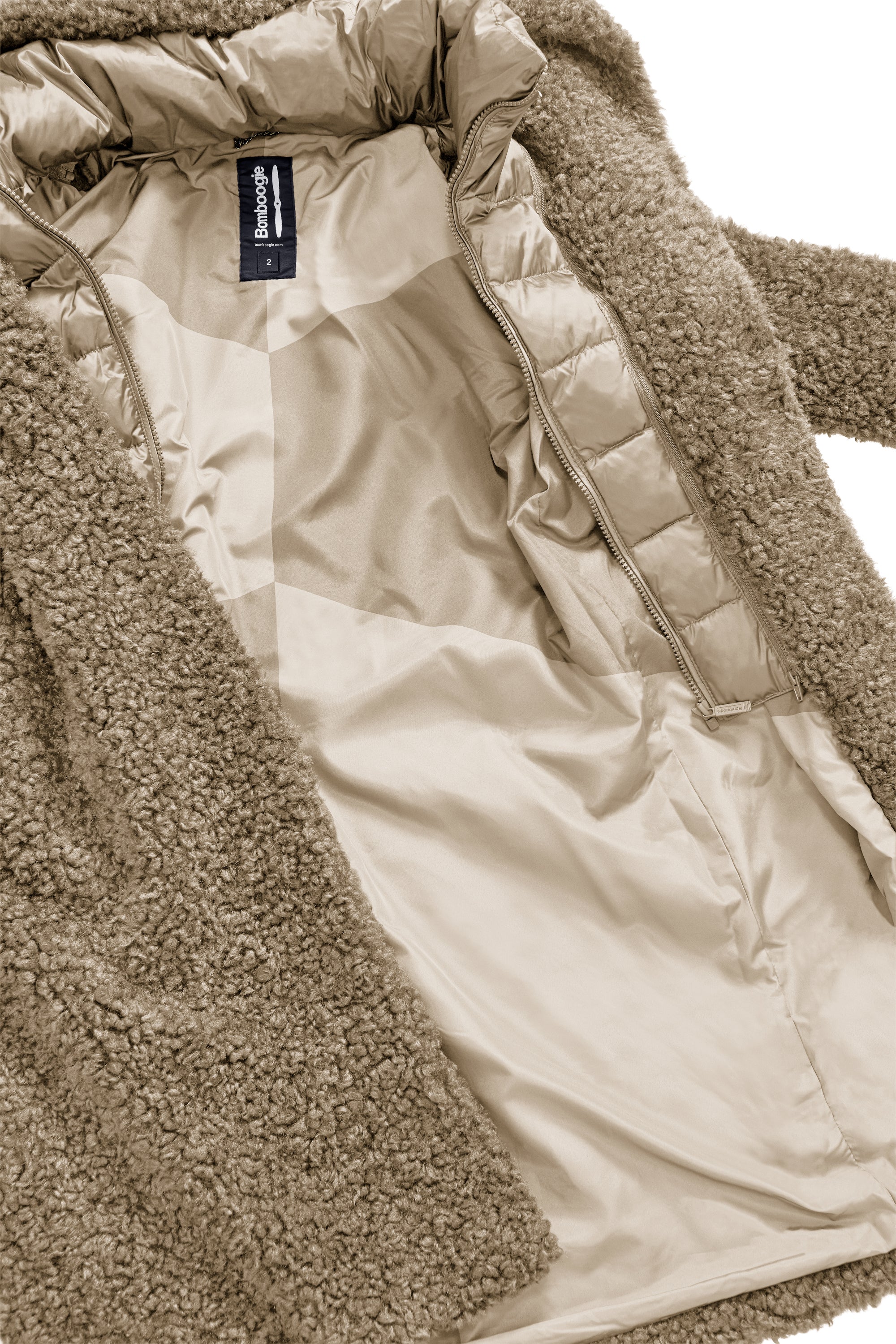 Cappotto lungo effetto agnellino - Image 28