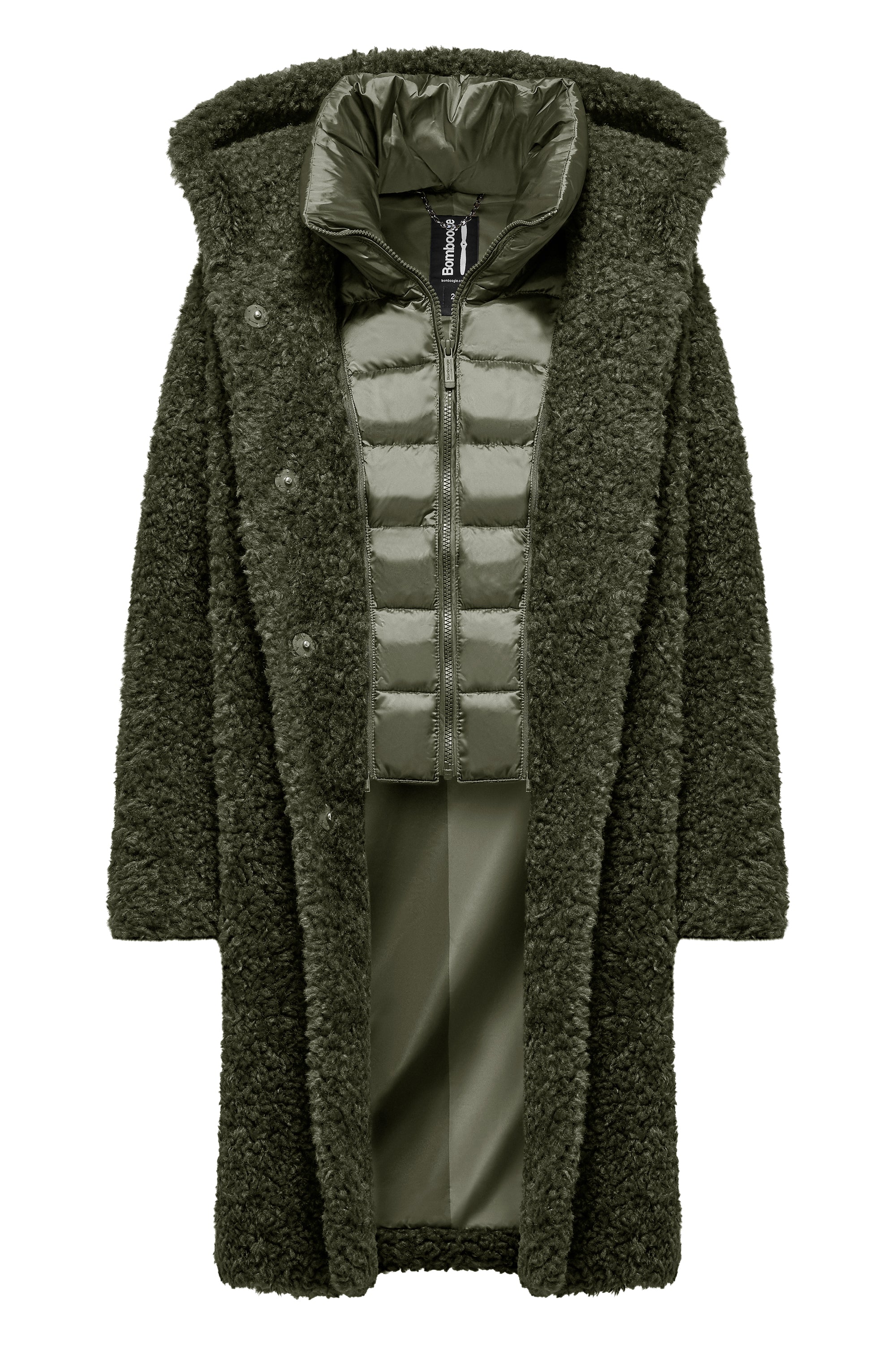Cappotto lungo effetto agnellino - Image 31
