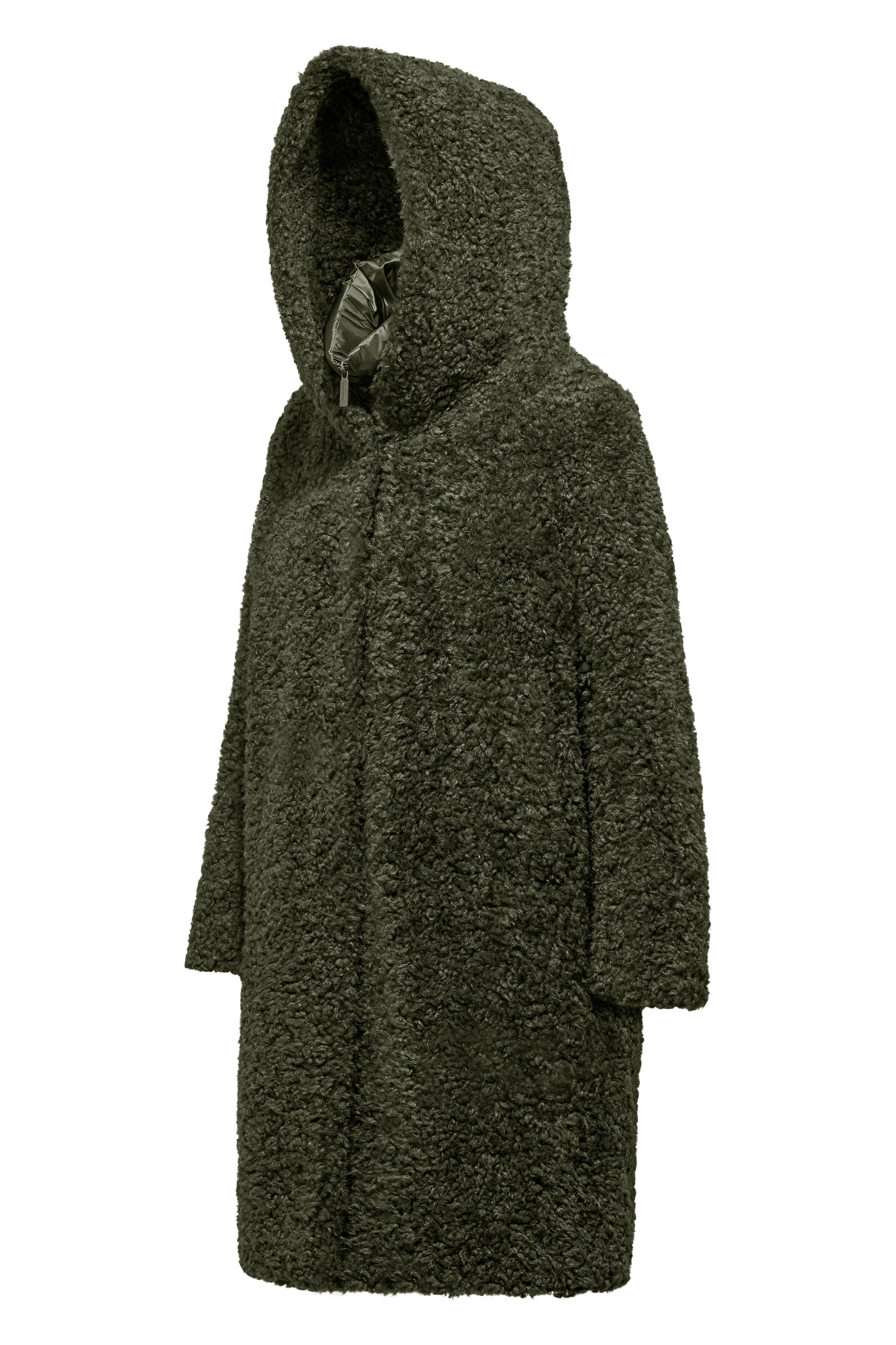 Cappotto lungo effetto agnellino - Image 32