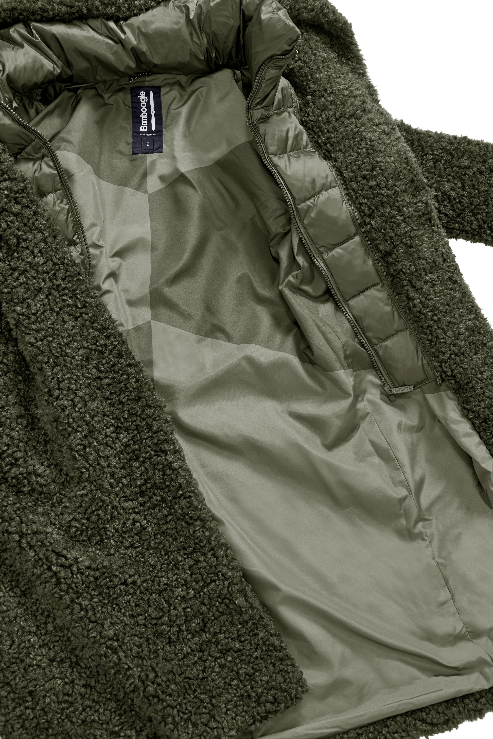 Cappotto lungo effetto agnellino - Image 34